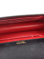 Prada Black Mini Saffiano Leather Bag.