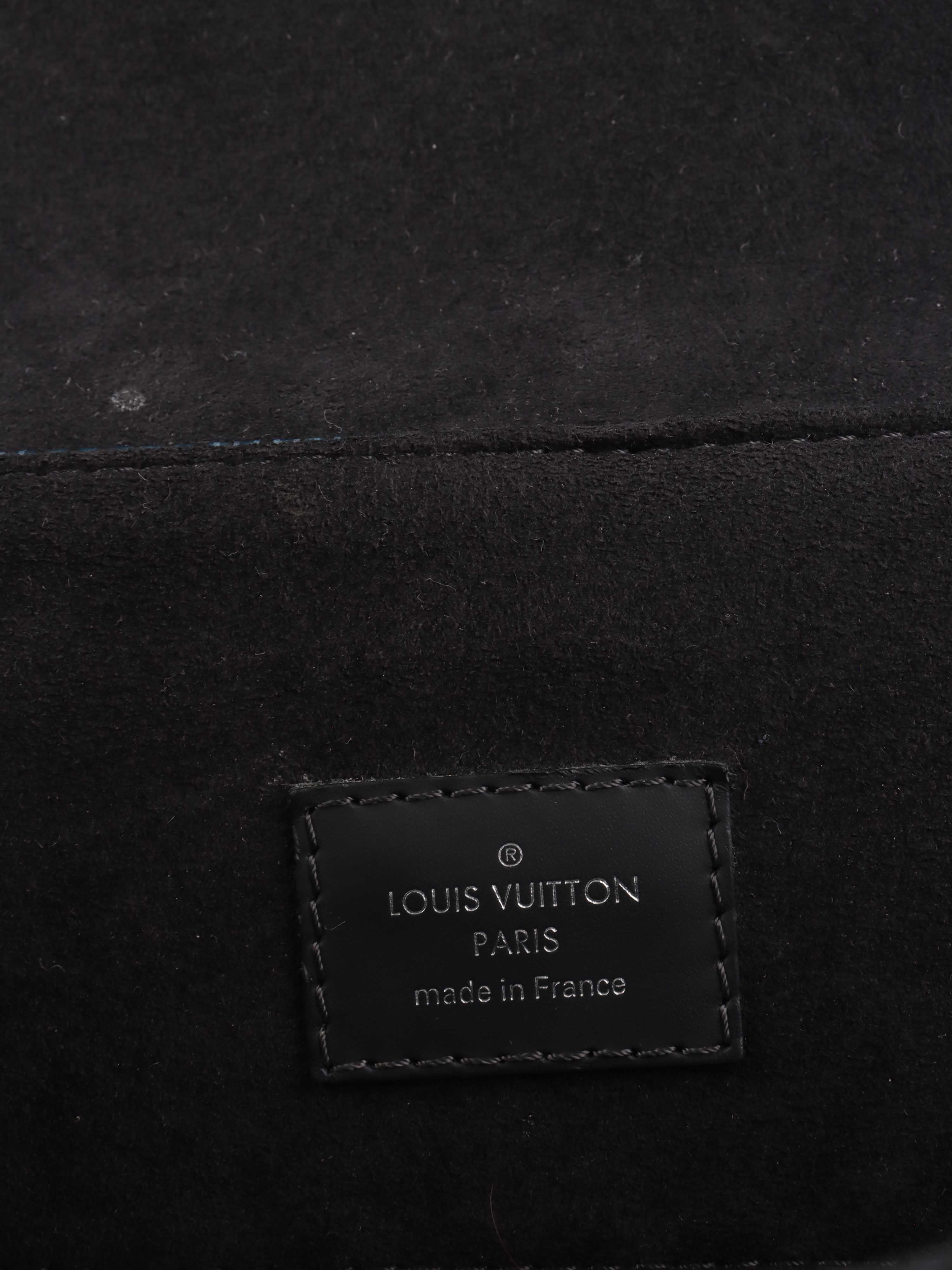 Louis Vuitton Blue Steamer Backpack.