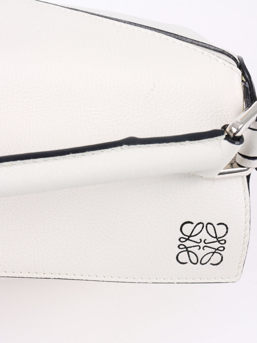 Loewe White Small Puzzle Bag