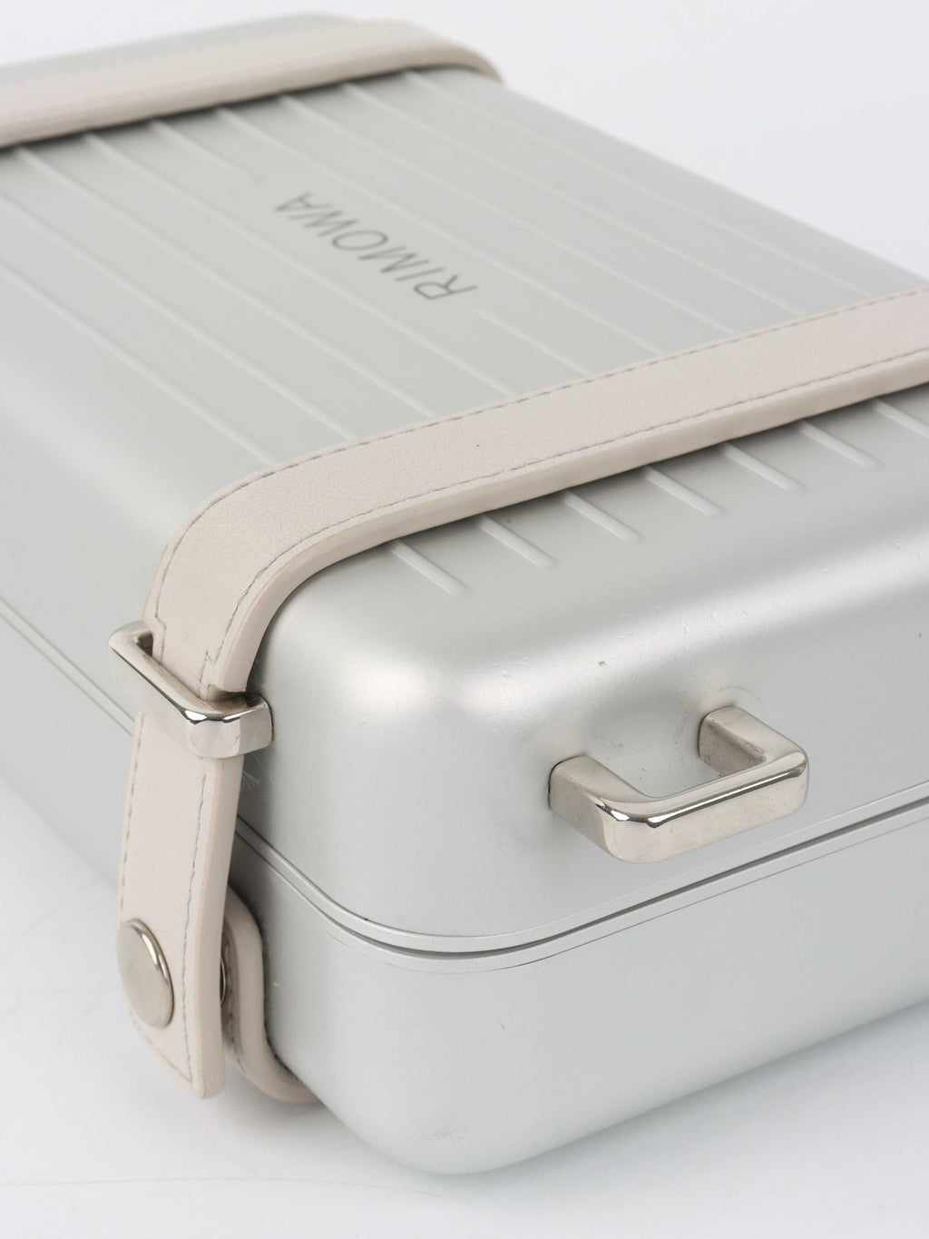 Dior x RIMOWA Silver Personal Clutch Case.