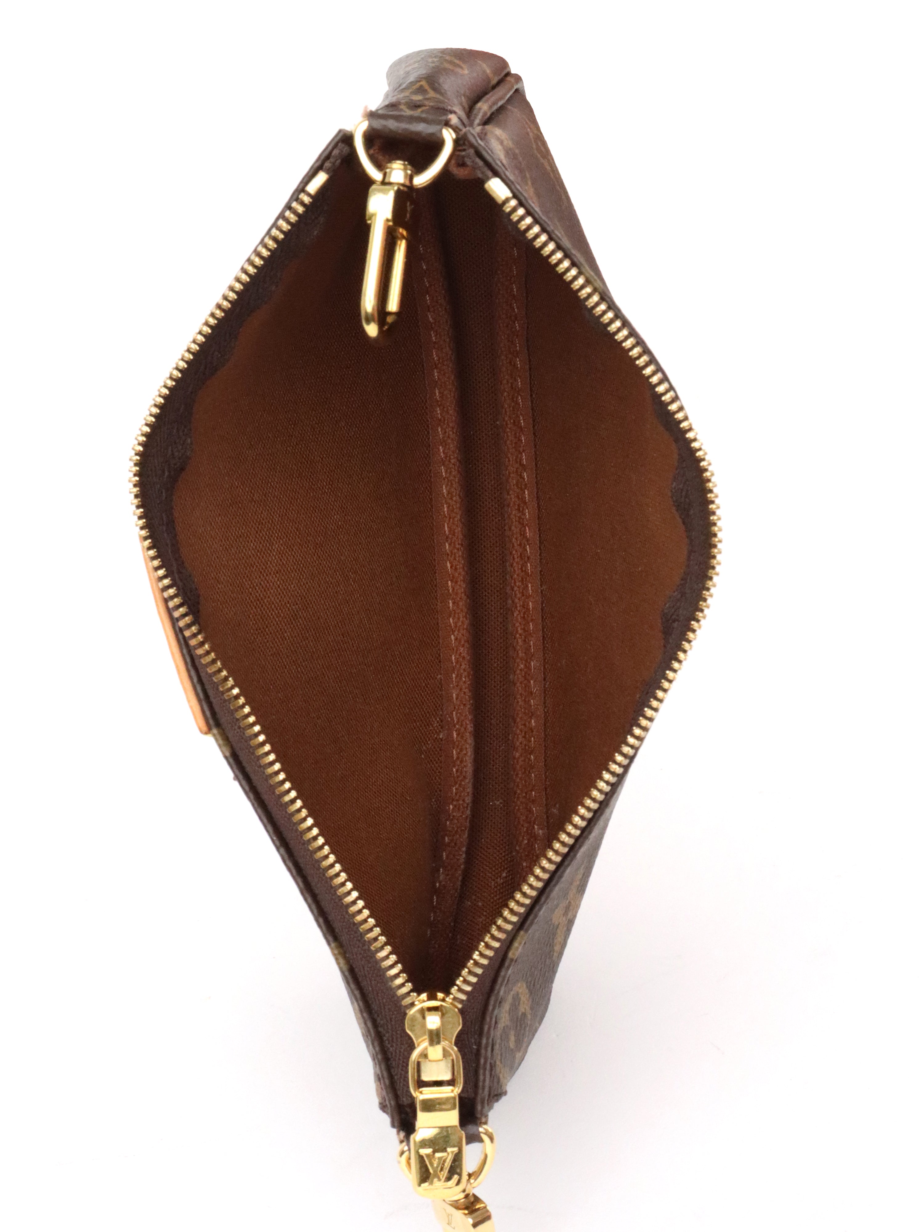 Louis Vuitton Khaki Multi Pochette Monogram Accessoires