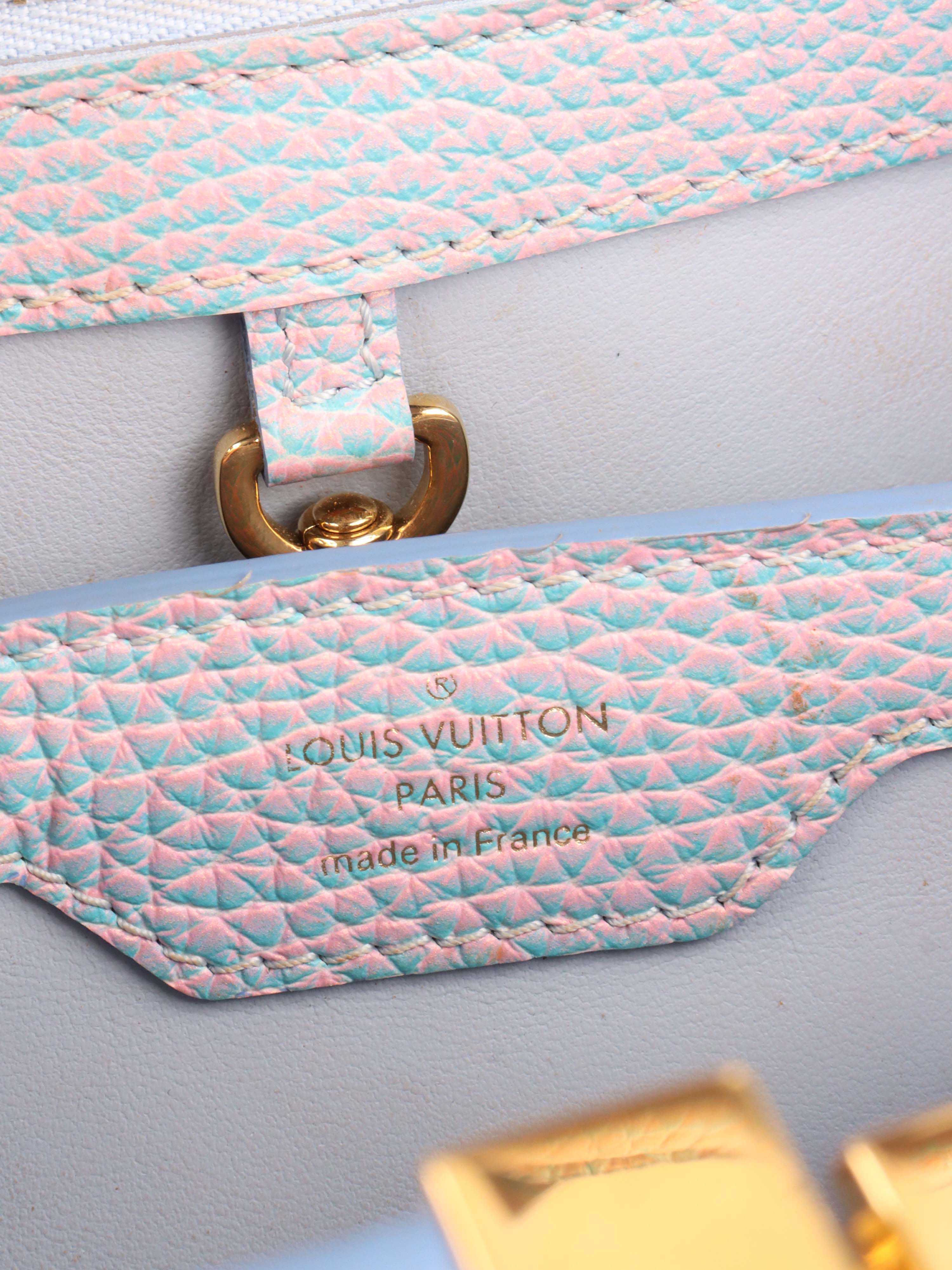 Louis Vuitton Pink & Blue Capucines.