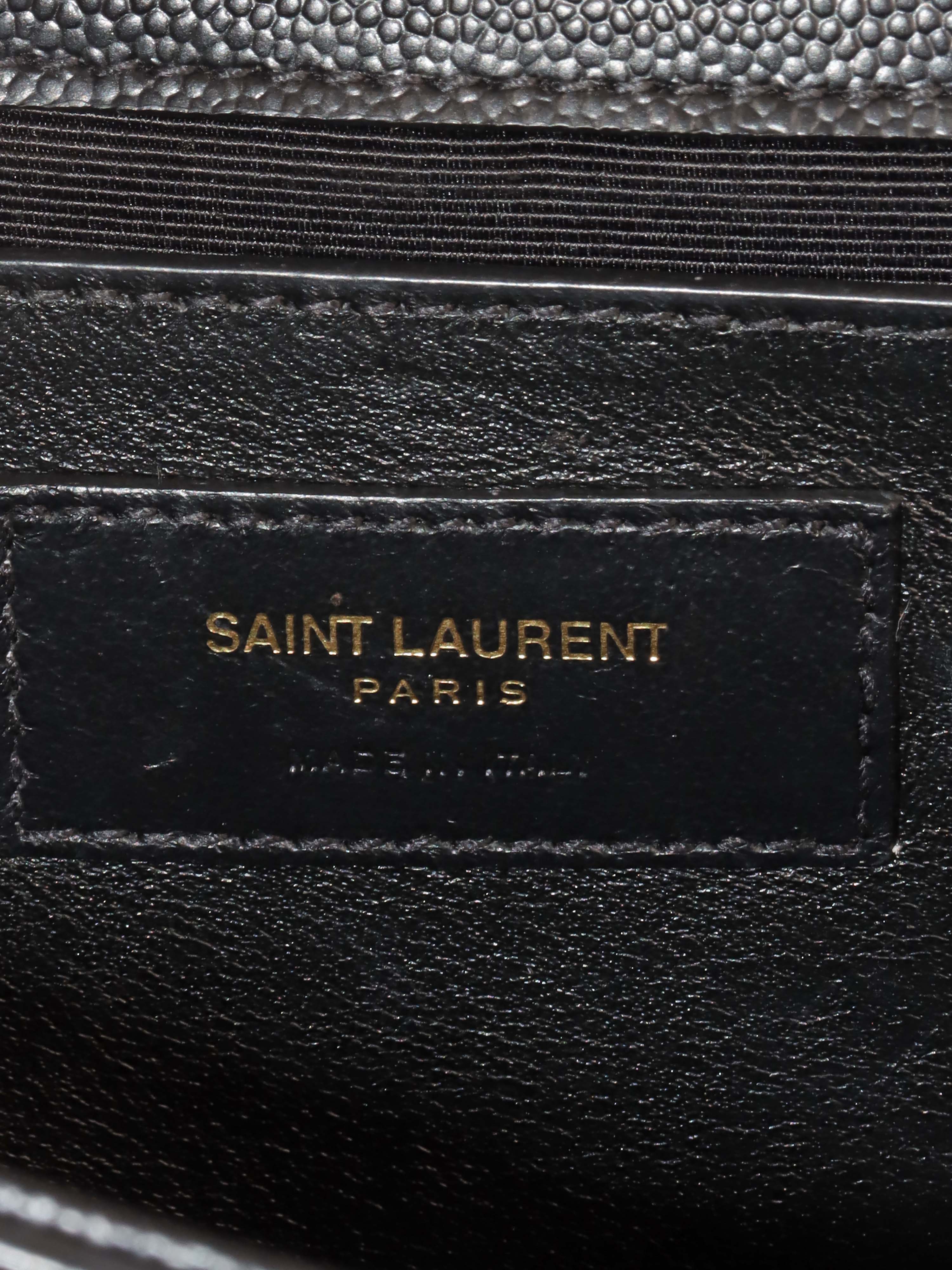 Saint Laurent Black Small Kate Tassel Shoulder Bag.
