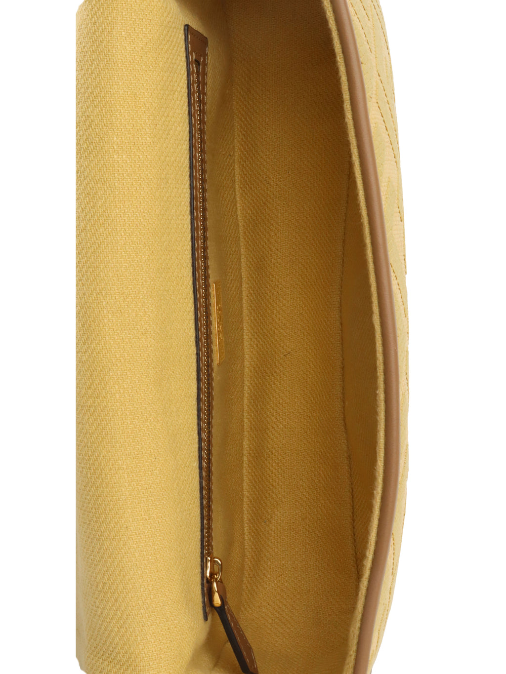 Fendi Woven Rafia Vitello Baguette  Bag.