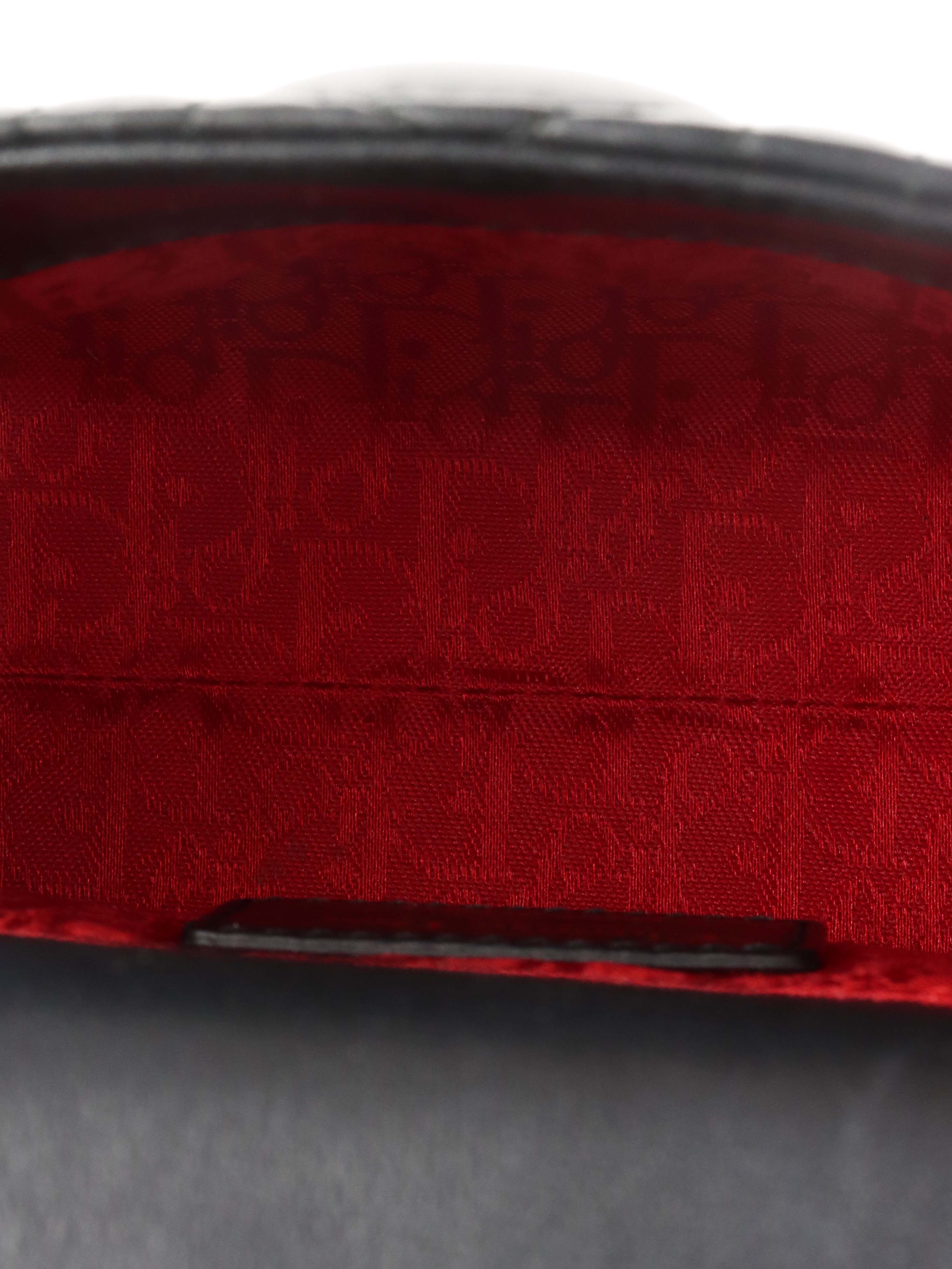 Dior Black Mini Lady Dior Bag.