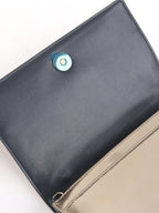 Dior Gold Metallic Diorama Wallet On Chain