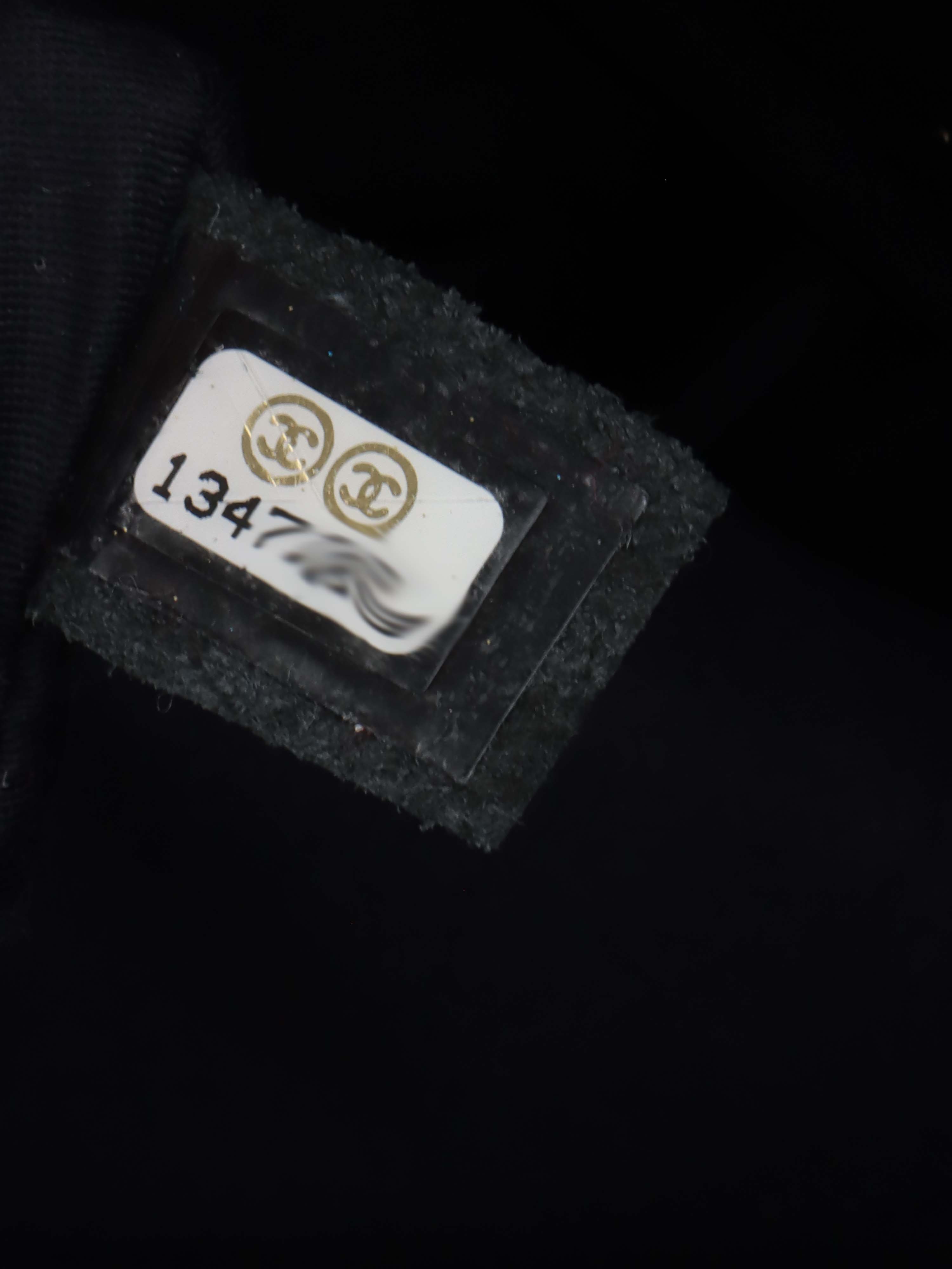 Chanel Black Strass CC Bonbon Chain Tote with Enamel Coco Mark