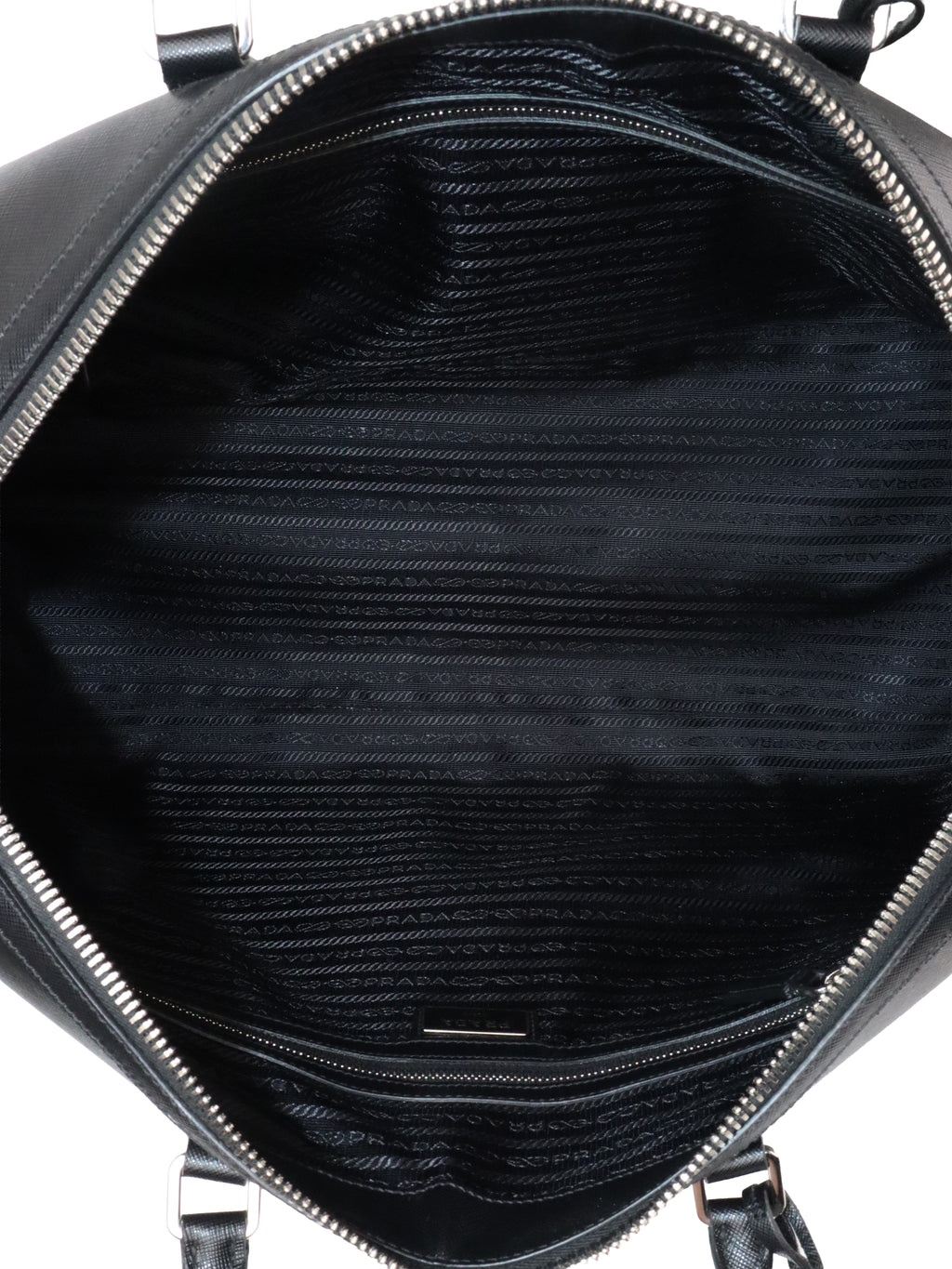 Prada Black Saffiano Travel Bag