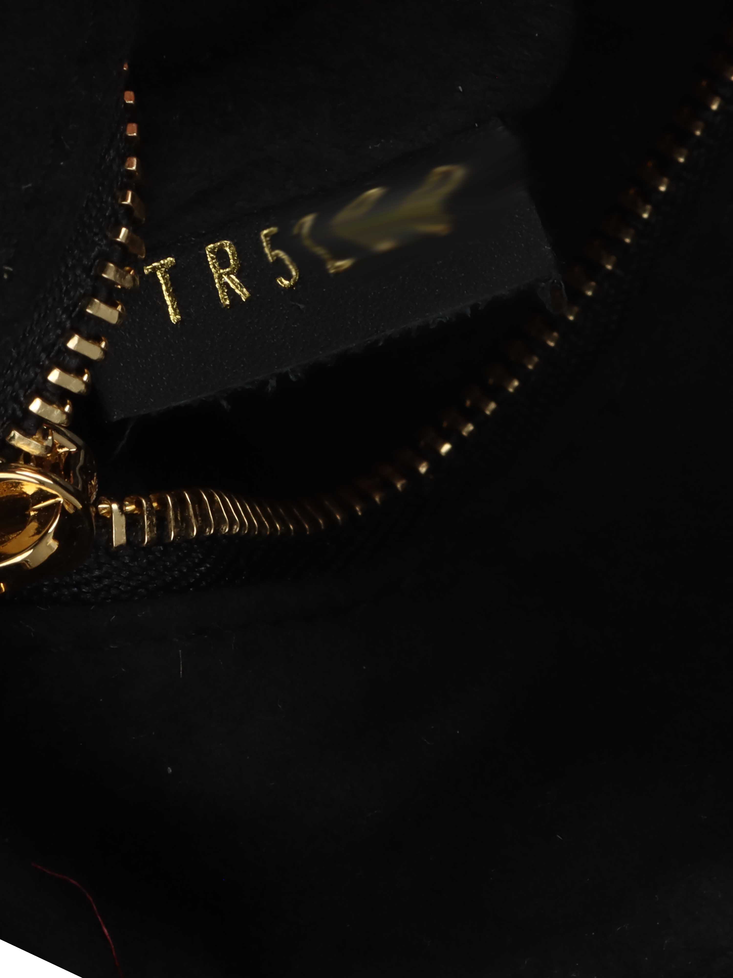 Louis Vuitton Black Monogram Empreinte Petite Malle Souple Bag.