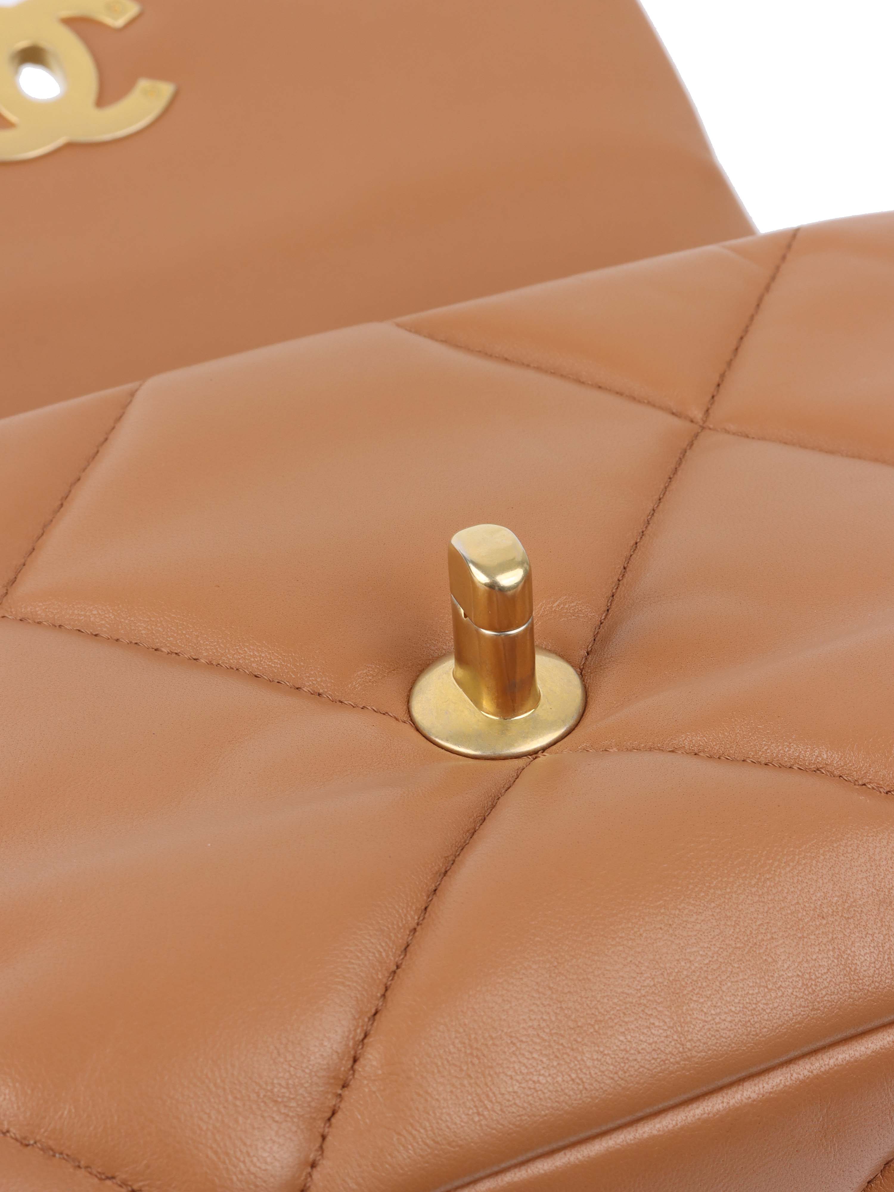 Chanel Caramel Small 19 Bag GHW