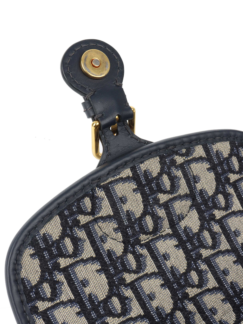 Dior Small Blue Oblique Bobby Bag.