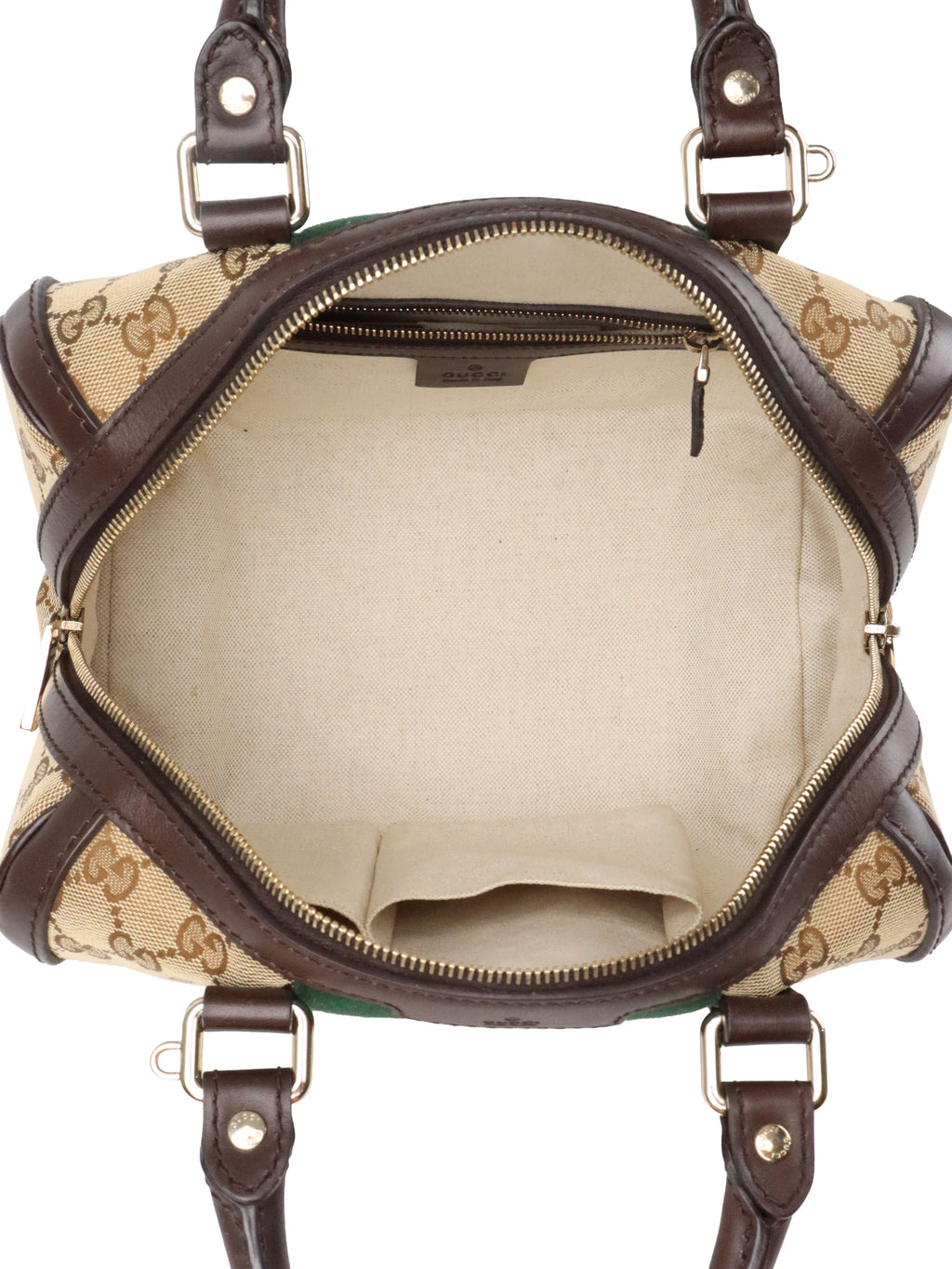 Gucci Small Web Vintage Boston Bag