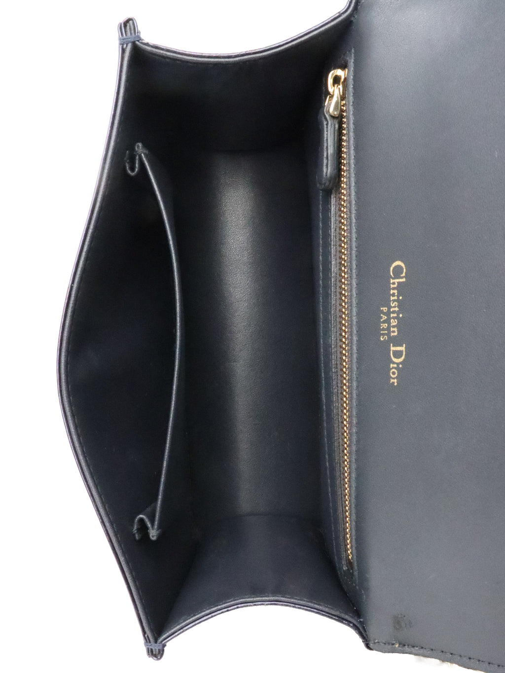 Dior Small Metallic Navy Diorama Bag LGHW