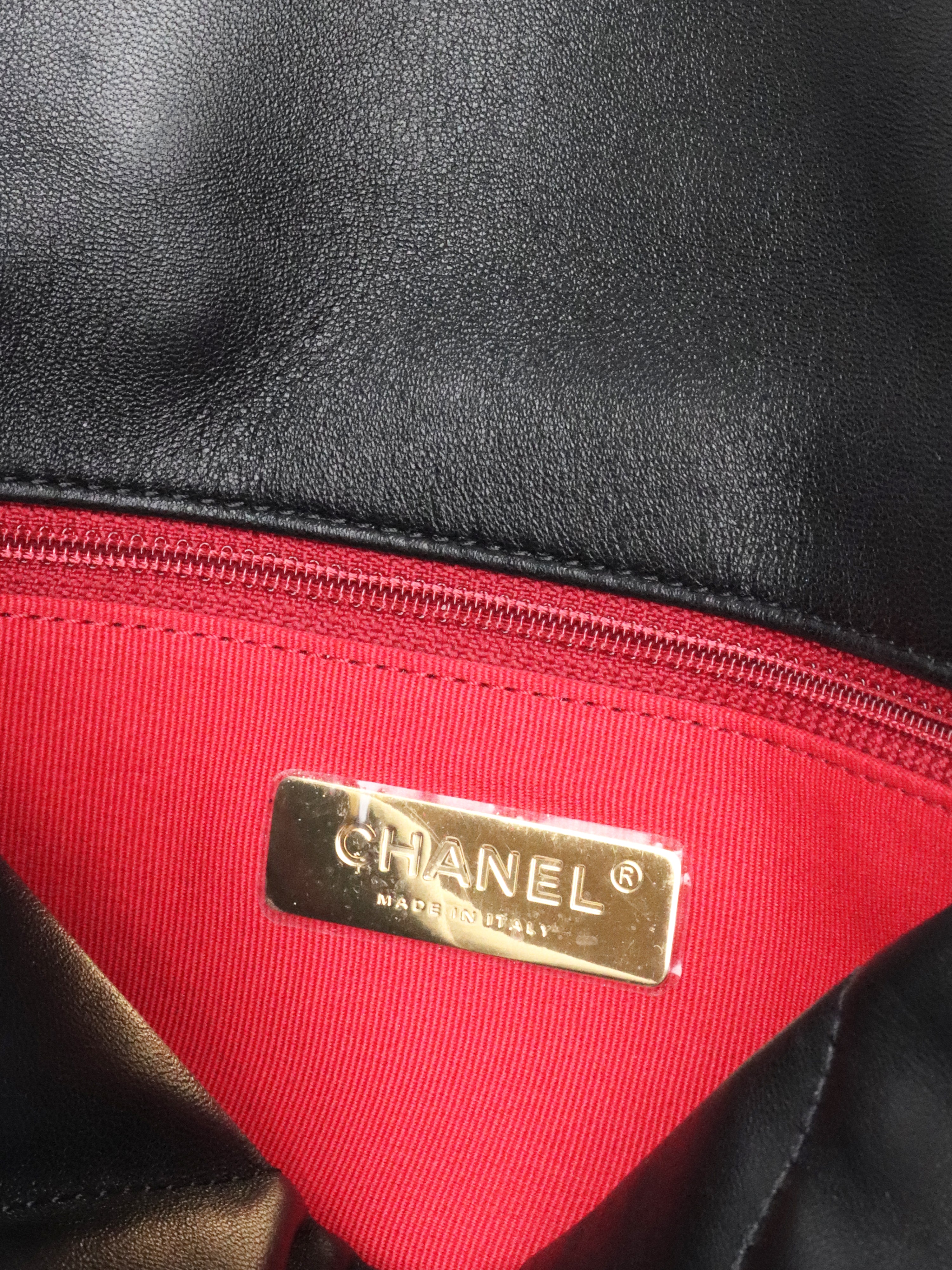 Chanel Small Black C19 Bag