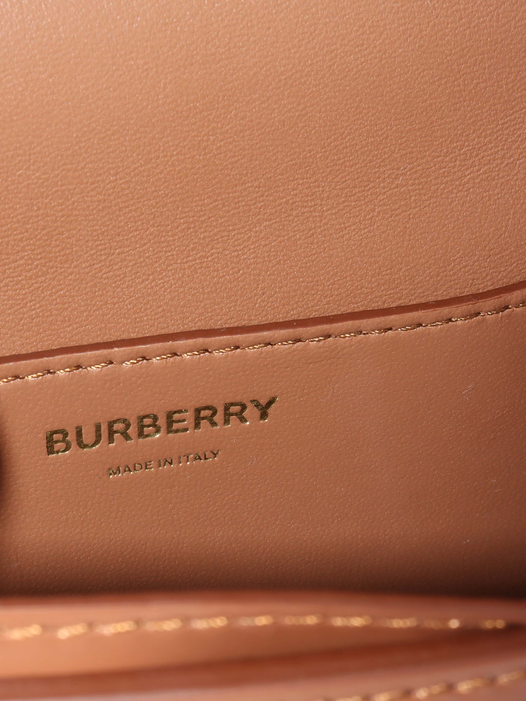 Burberry Tan Belt Bag.