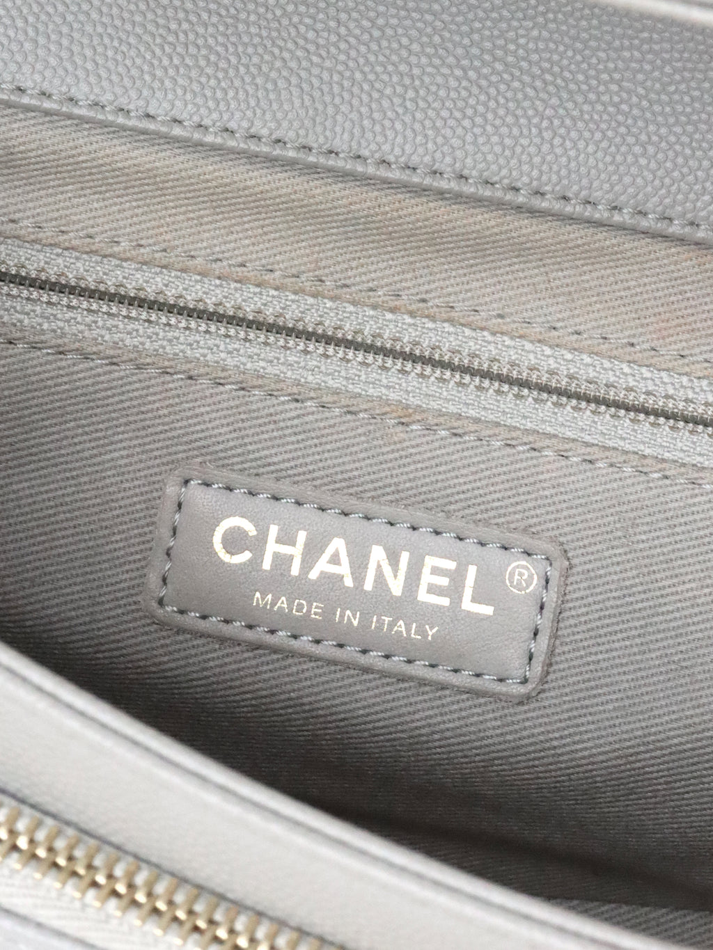Chanel Small Grey Caviar Business Affinity LGHW