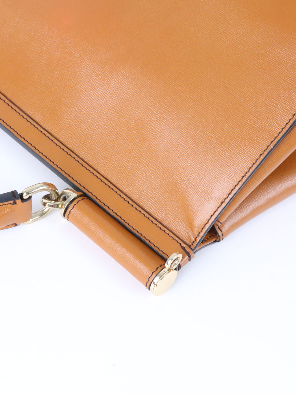 Dolce & Gabbana Caramel Brown Sicily Tote Bag.