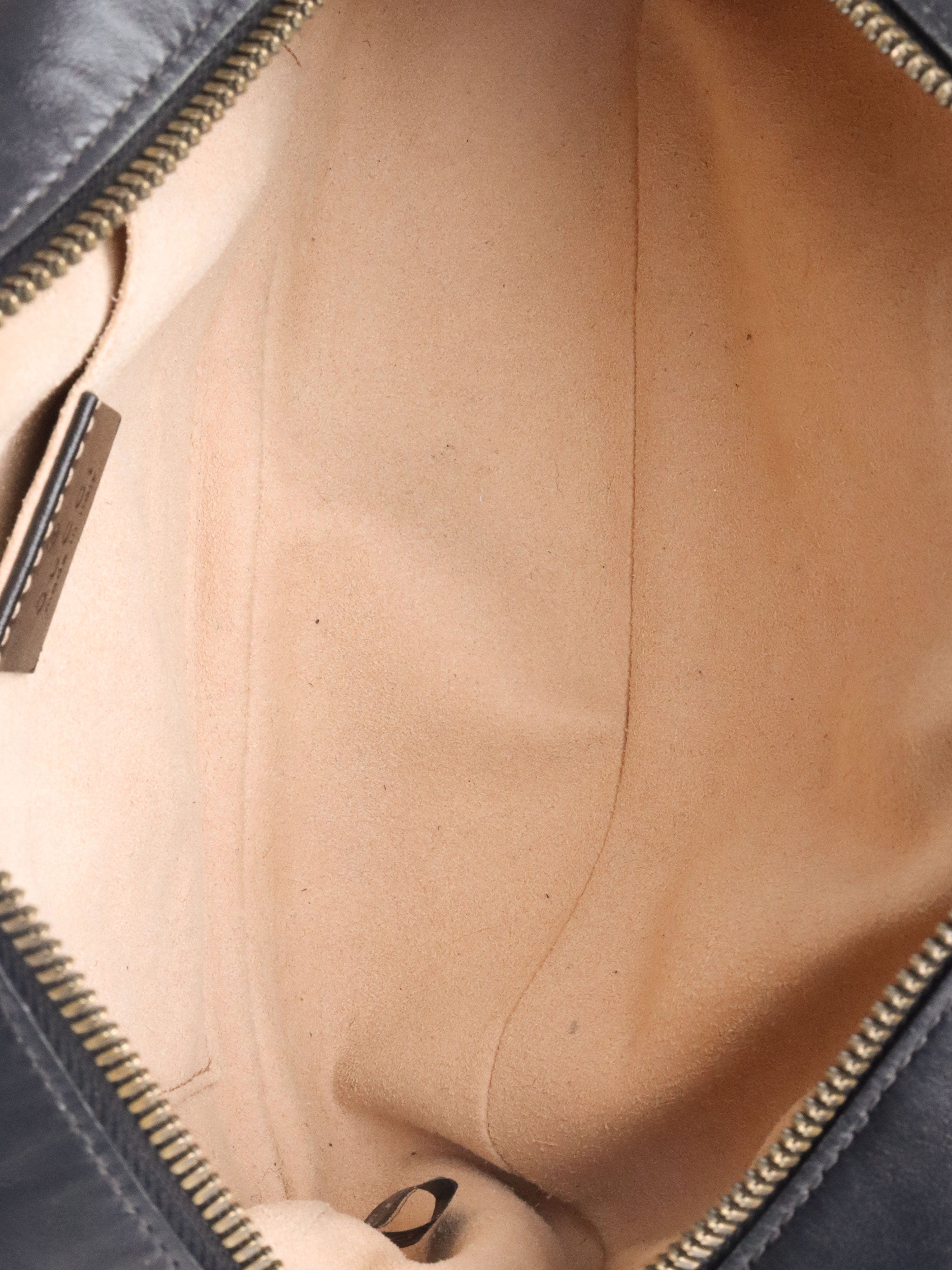 Gucci Black Small GG Marmont Camera Bag.