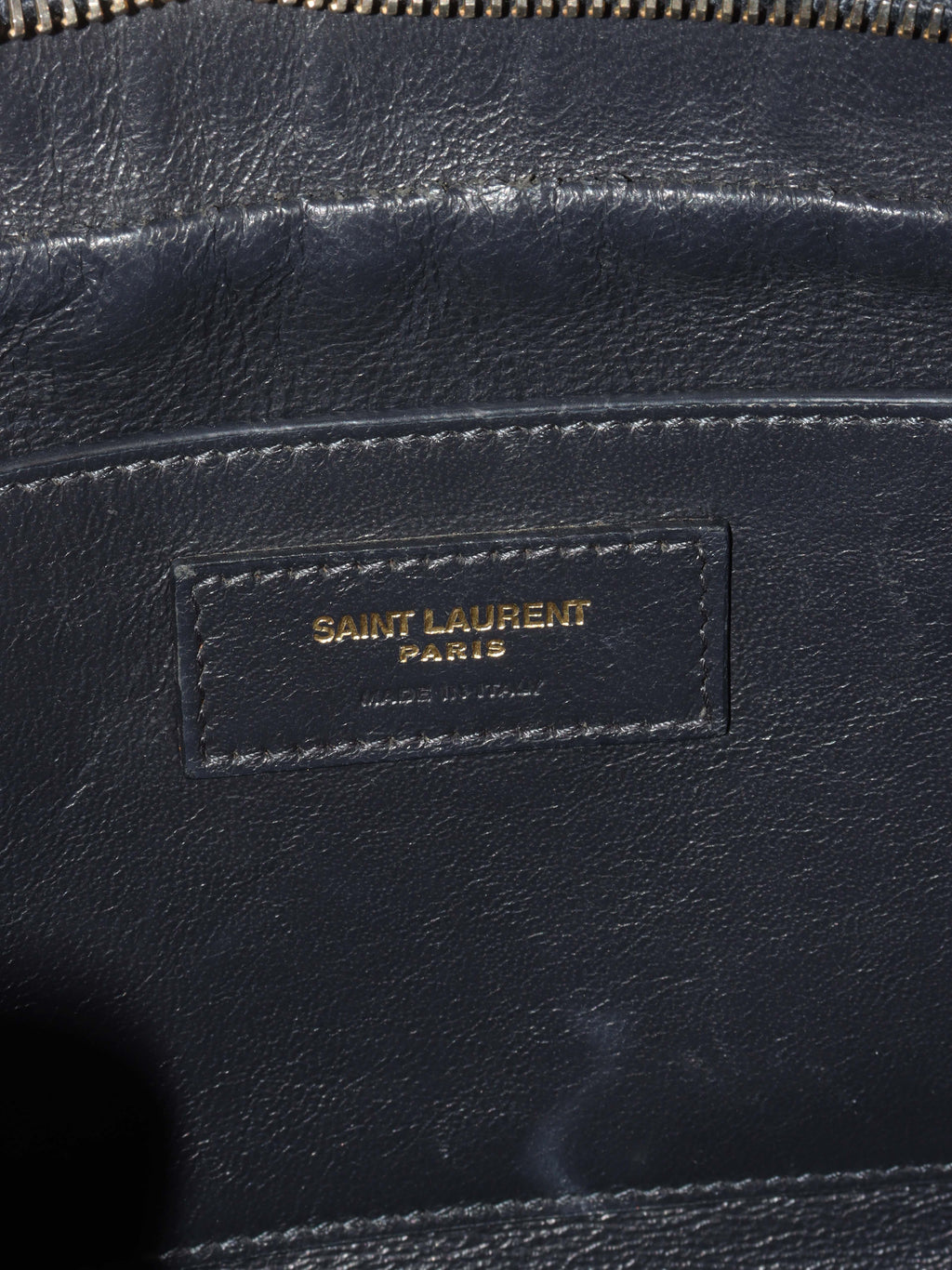 Saint Laurent Monogram All Over Canvas Camera Bag.
