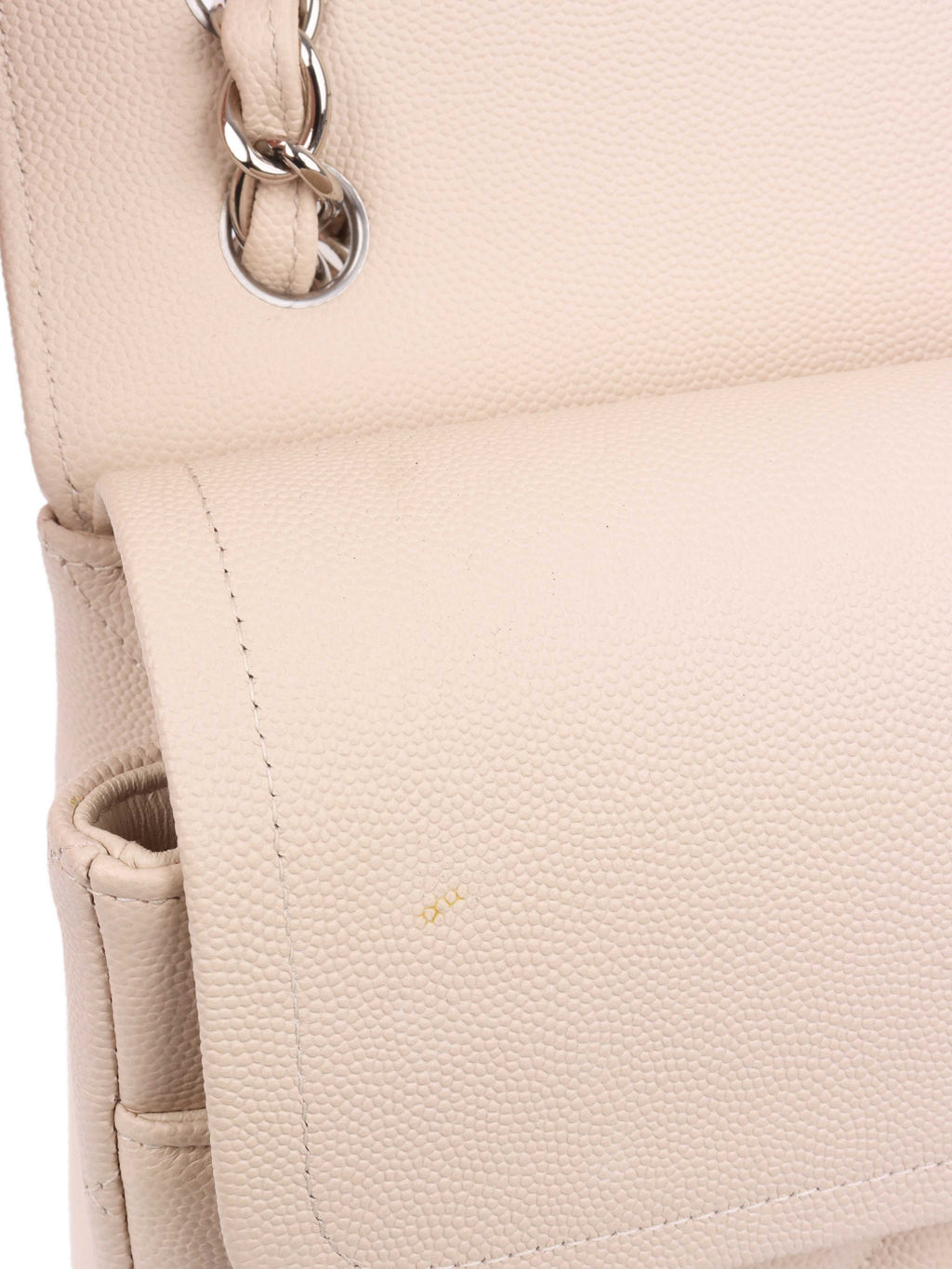 Chanel Jumbo Ivory Caviar Classic Flap.