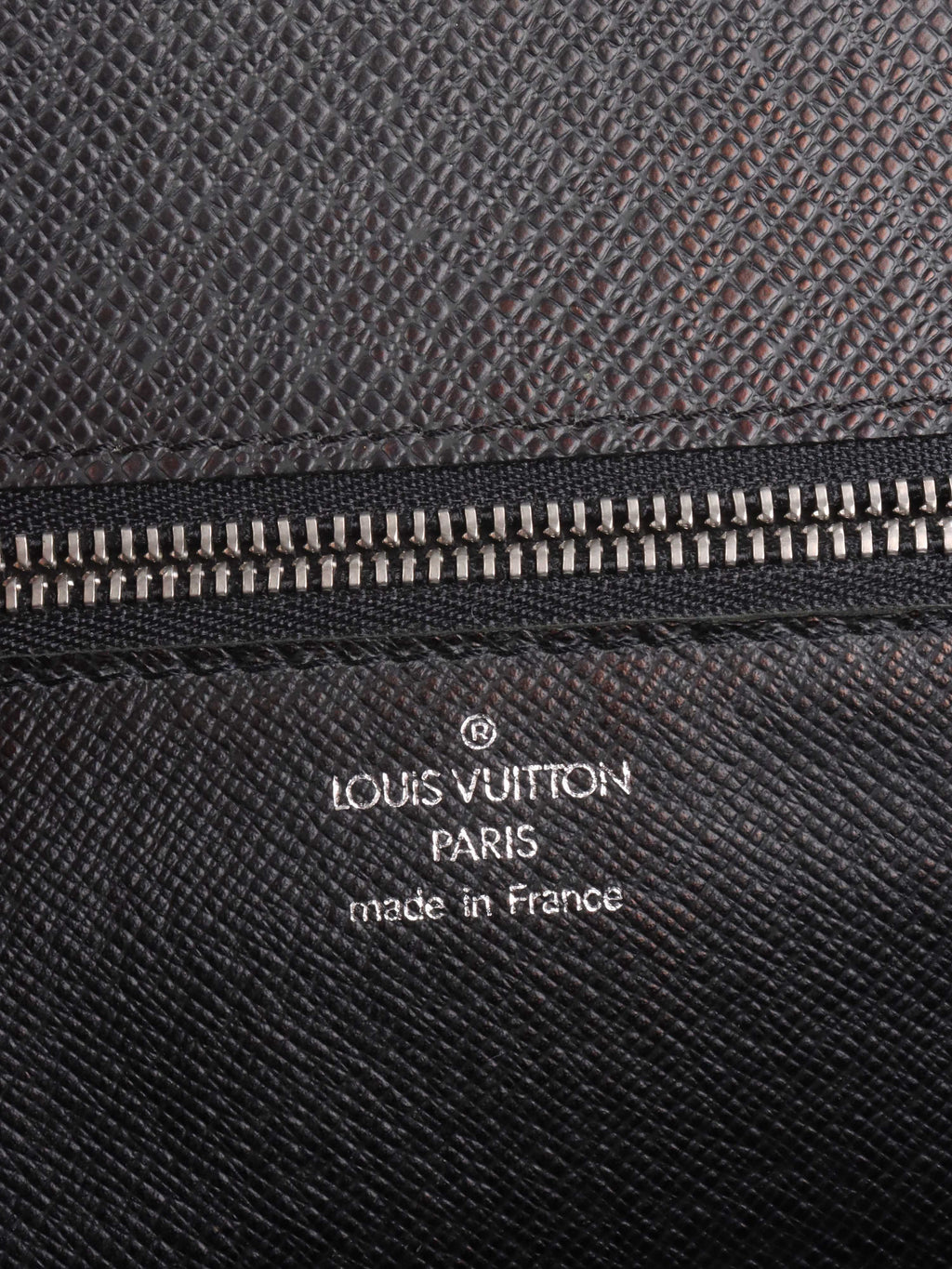Louis Vuitton Black Vintage Monceau Messenger Bag.