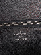 Louis Vuitton Black Vintage Monceau Messenger Bag.