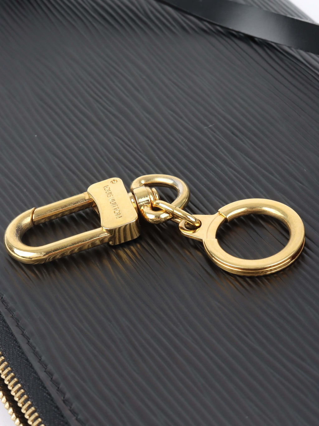 Louis Vuitton Black Epi Leather Pochette Accessoires.