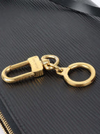 Louis Vuitton Black Epi Leather Pochette Accessoires.