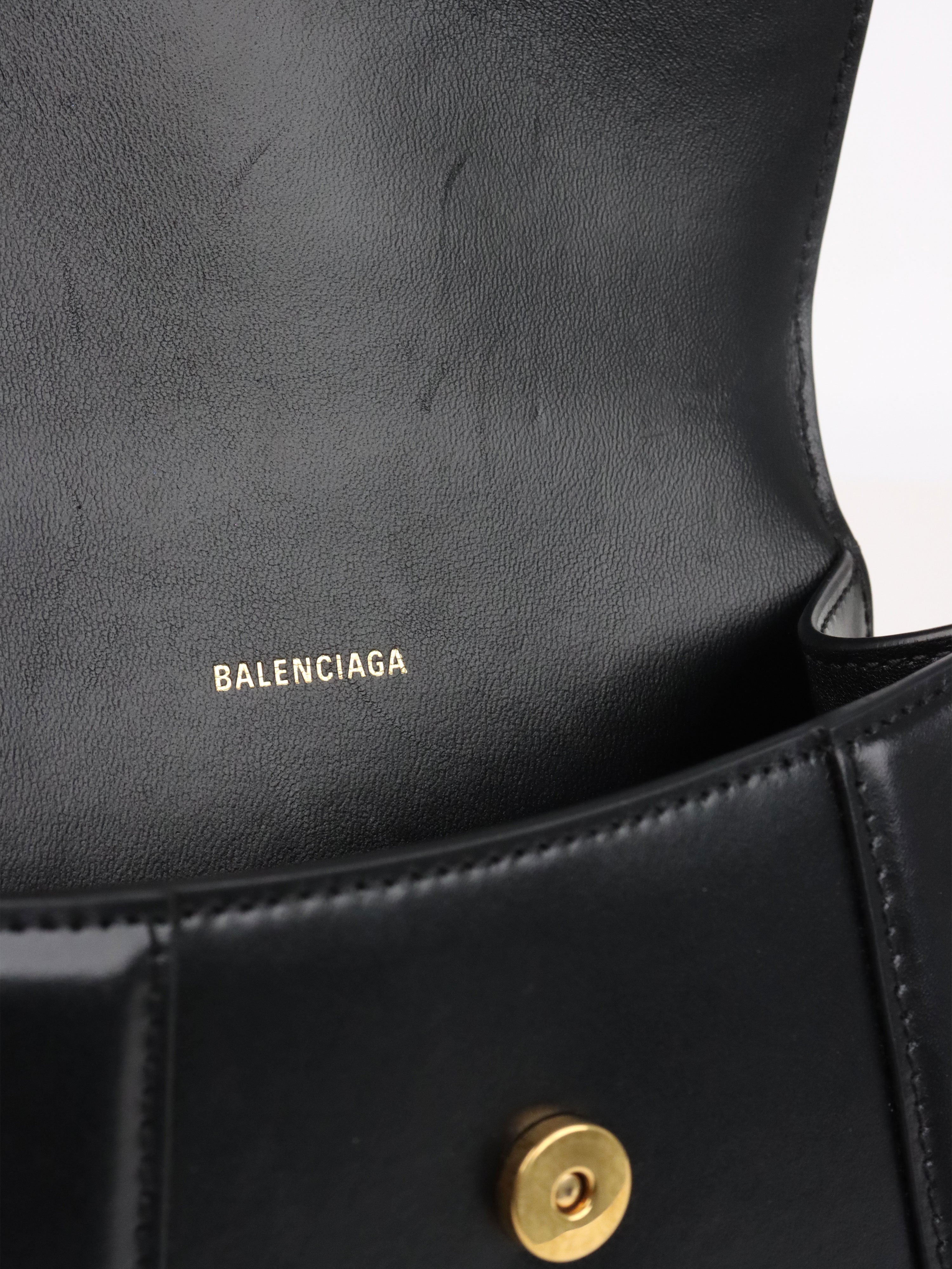 Balenciaga Black Hourglass XS Bag