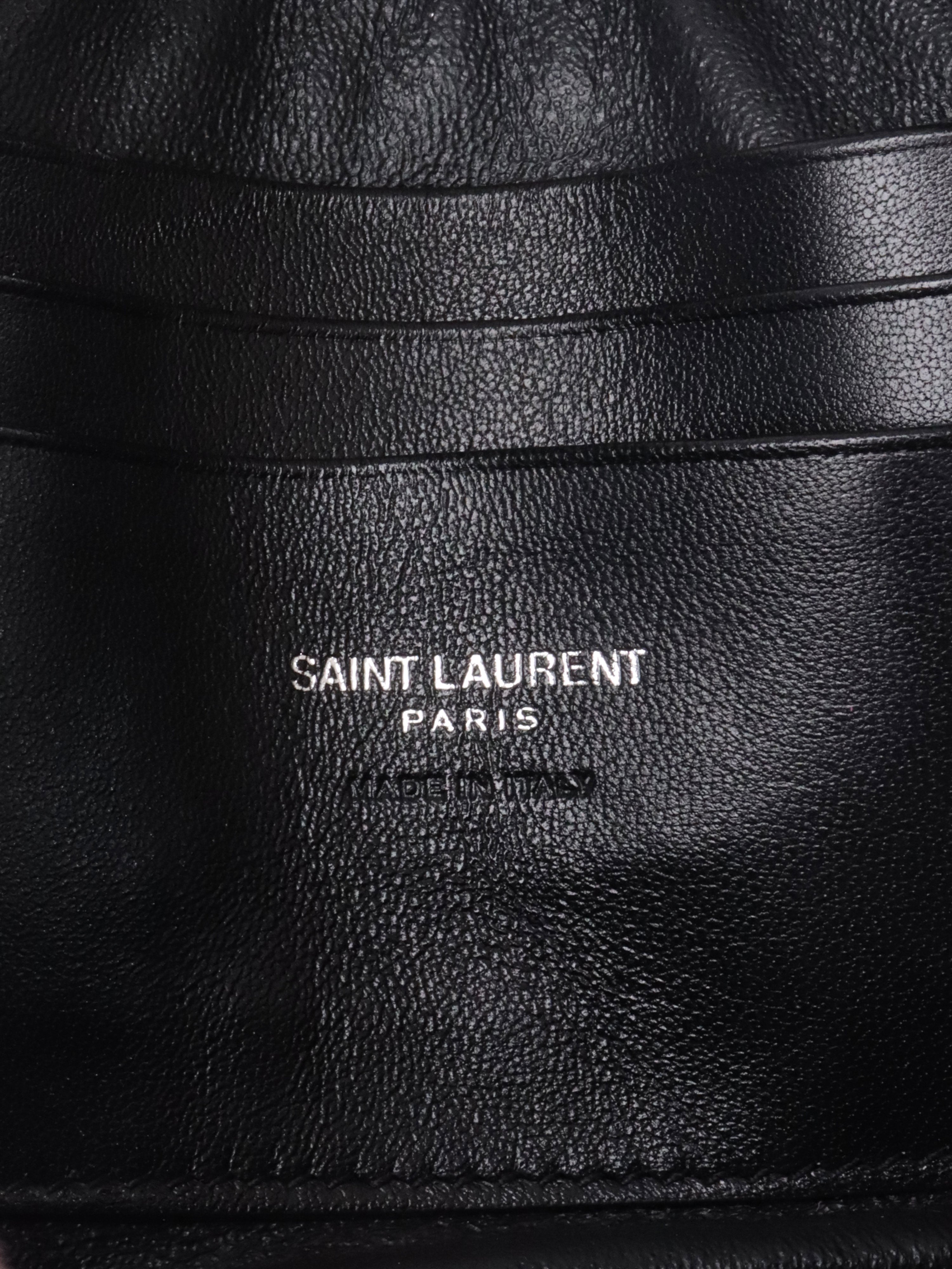 Saint Laurent Bright Pink Lou Mini Camera Bag