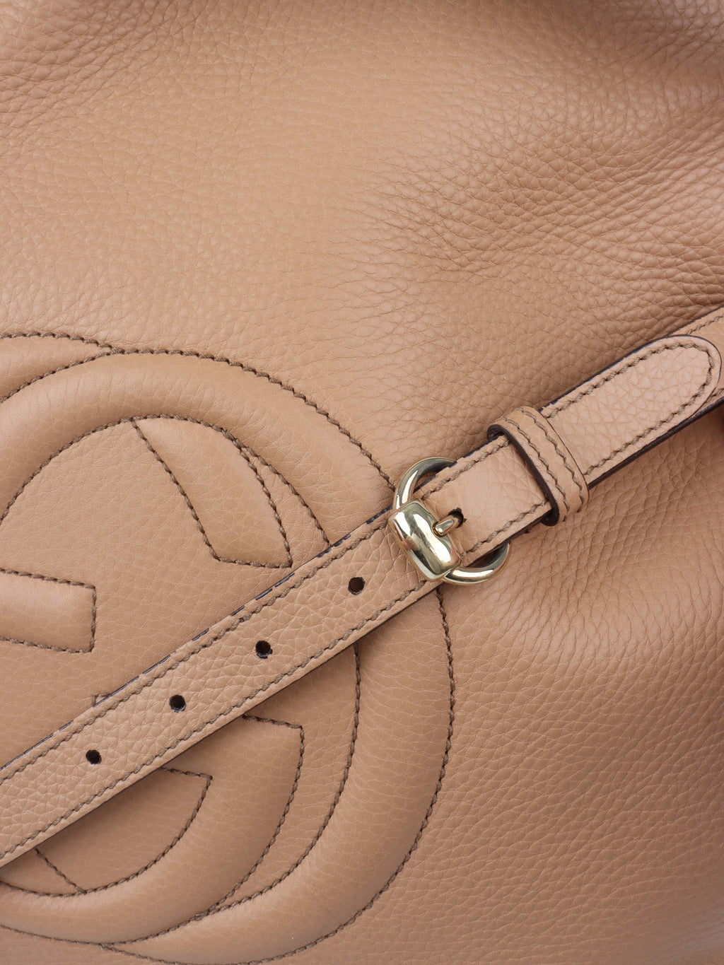 Gucci Beige Soho Hobo Bag.