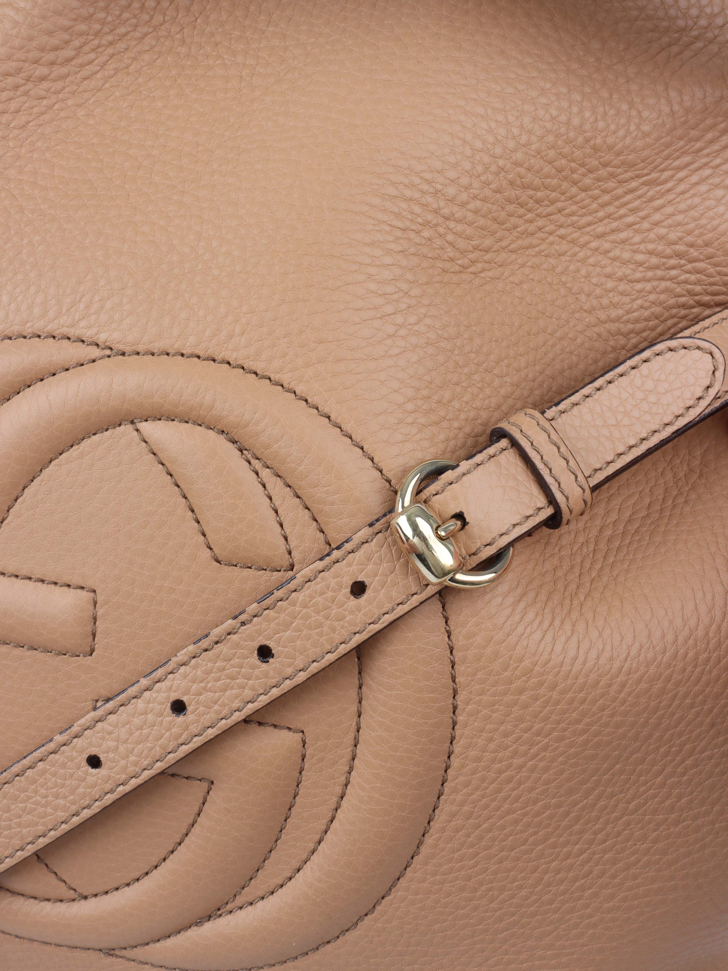 Gucci Beige Soho Hobo Bag