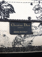 Dior Latte and Black Zodiac Medium Book Tote.