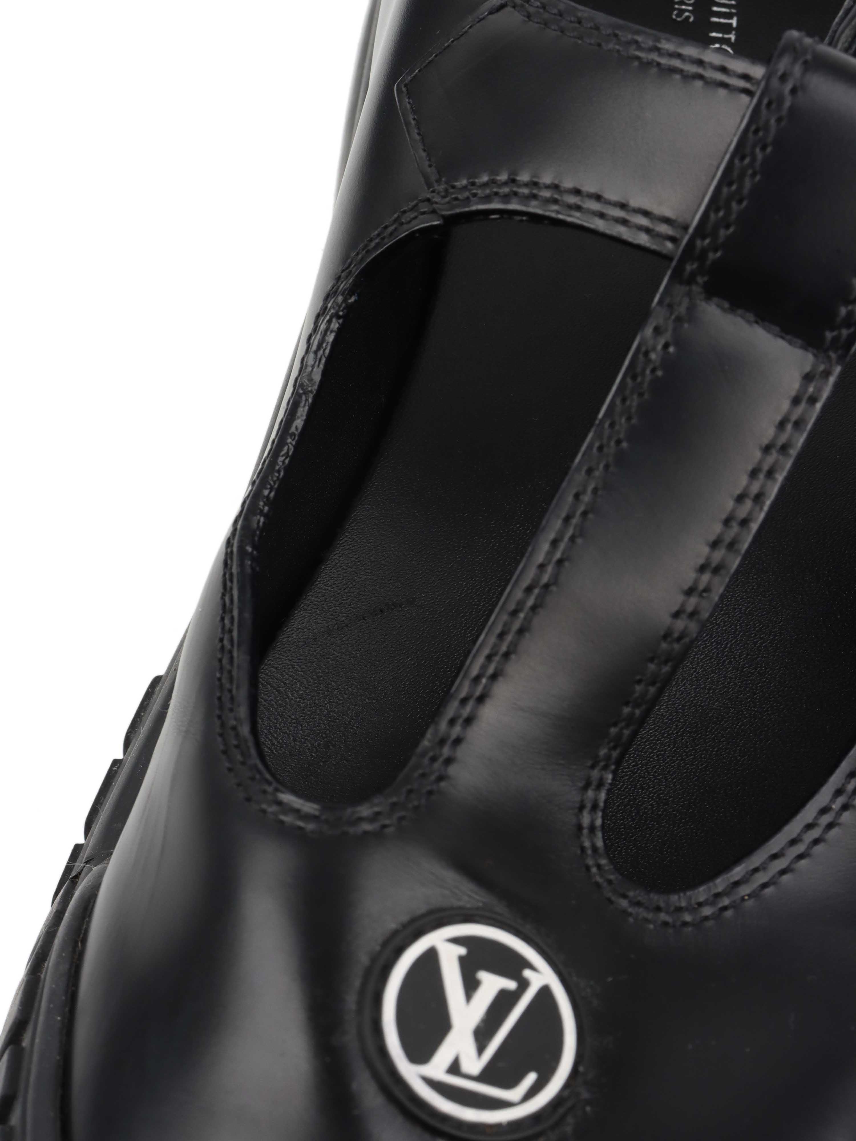 Louis Vuitton Black Ruby Mary Jane Flat.