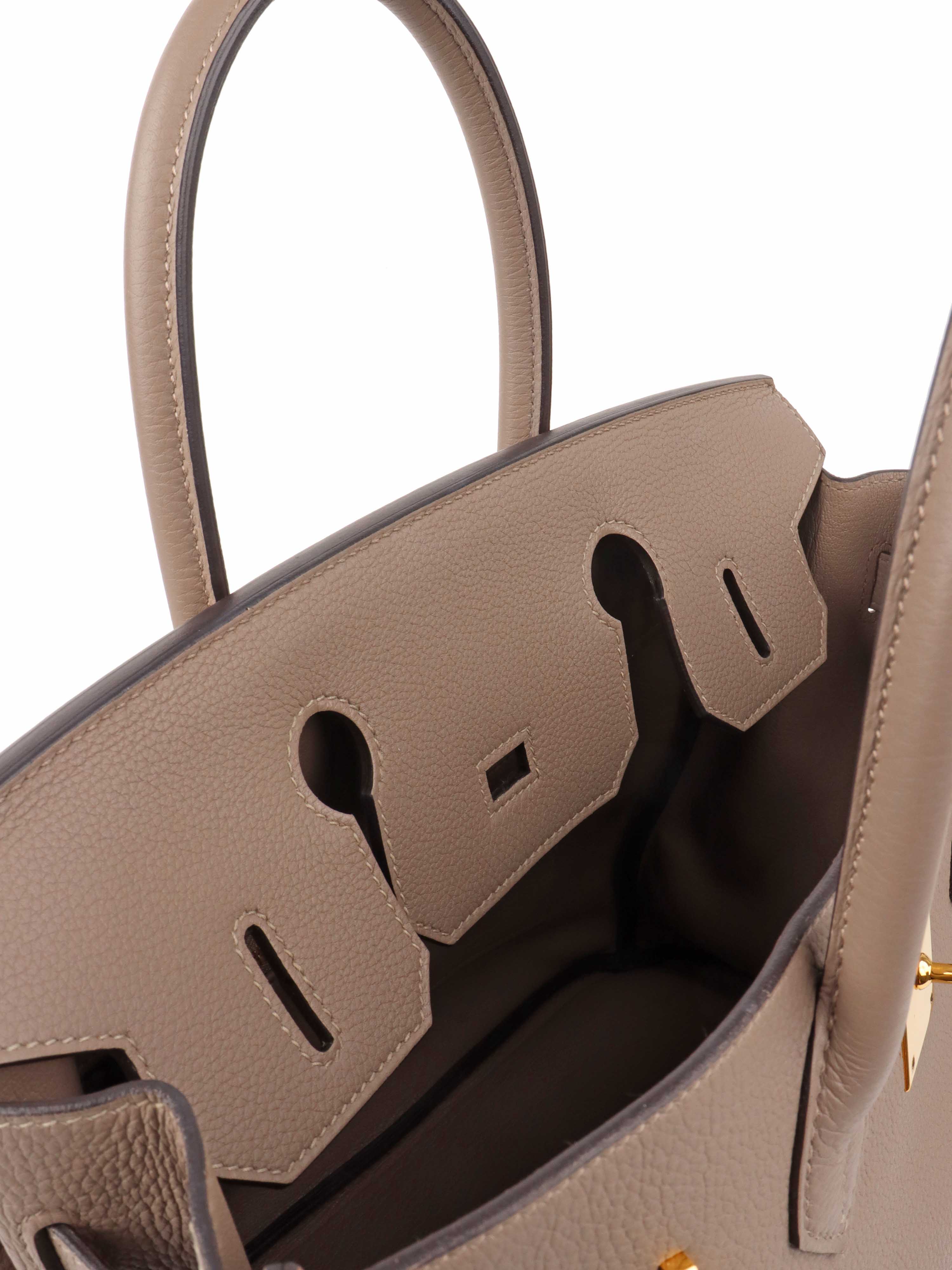 Hermes Birkin 30 Togo Gris Asphalt GHW.