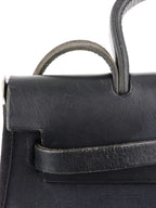 Hermes Vintage Black Herbag Stamp H 2004.