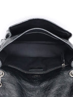 Saint Laurent Black Vintage Leather Medium Nikki Bag