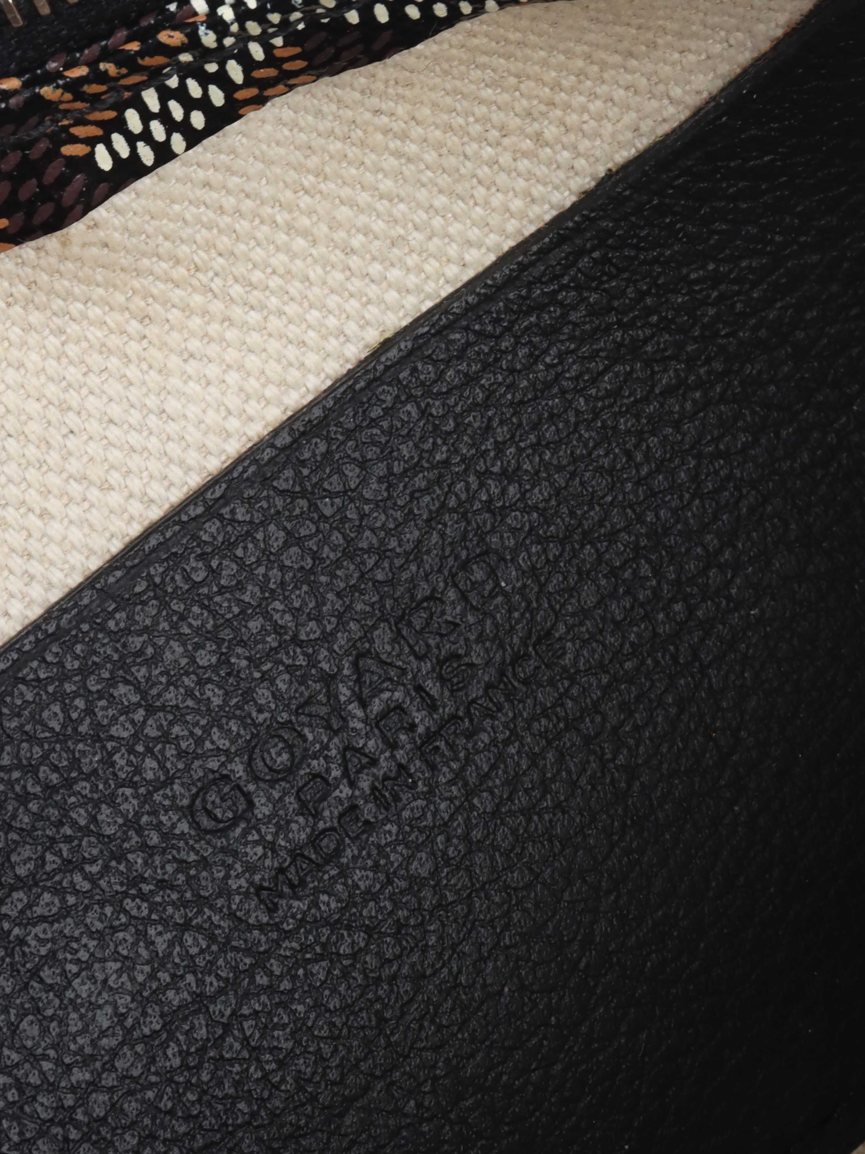 Goyard Black Plumet Pocket Wallet.