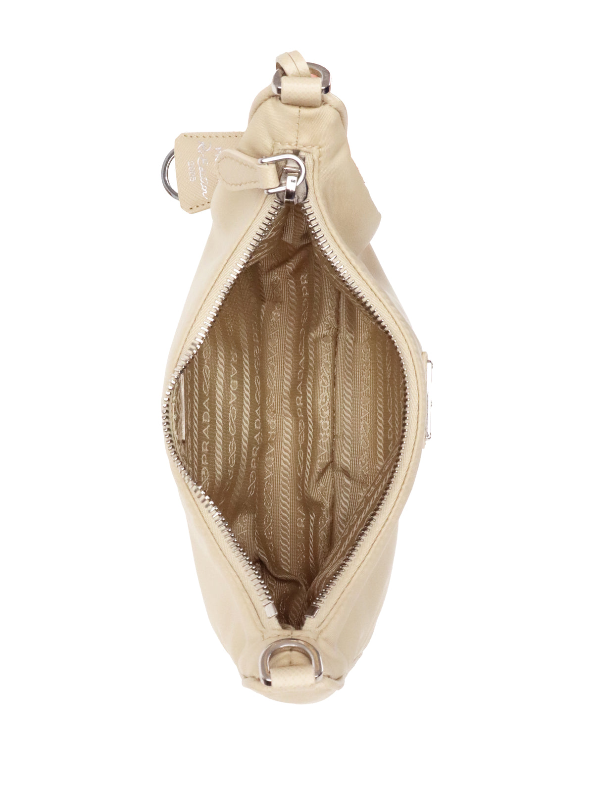 Prada Beige Re-edition 2005 Re-Nylon Bag