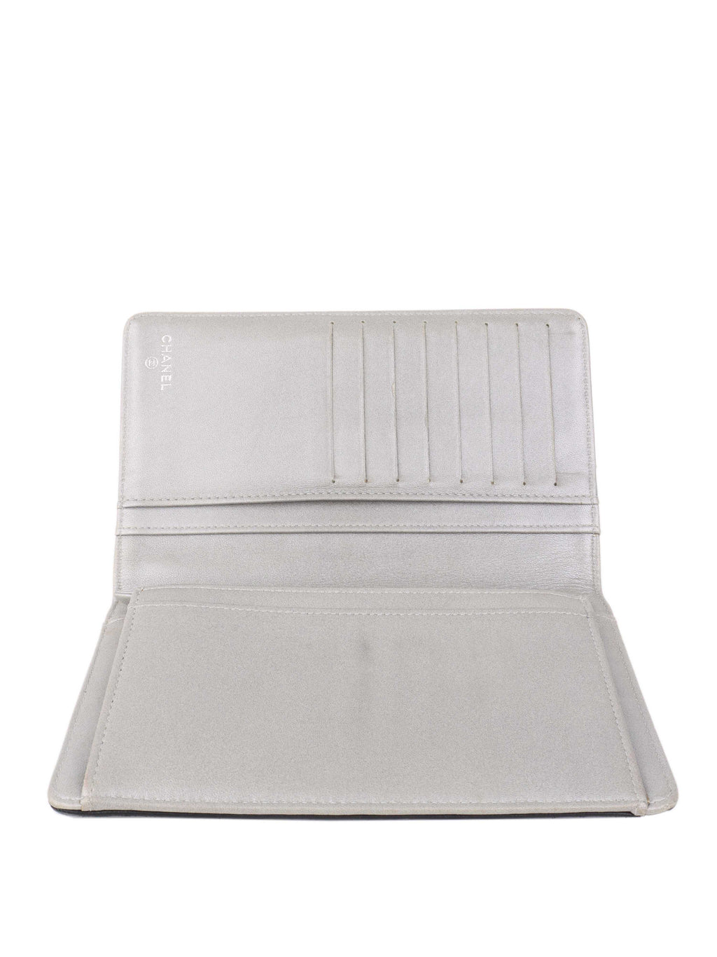 Chanel Black Camellia Wallet.