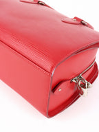Louis Vuitton Red Epi Leather Pont Neuf PM Handbag