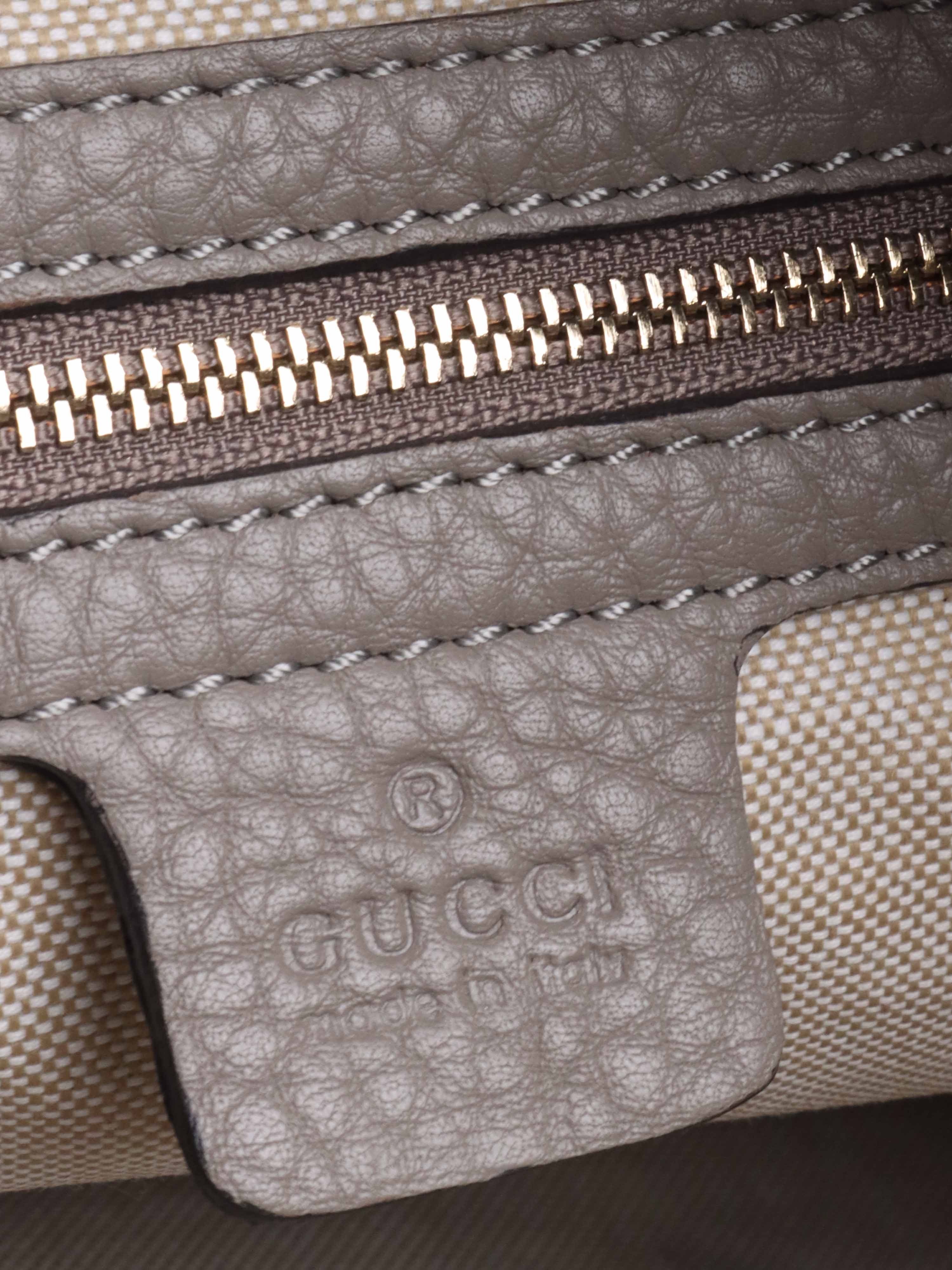 Gucci Soho Tote Medium in Grey.