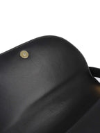 Burberry Small Black Quilted Olympia Shoulder Bag.