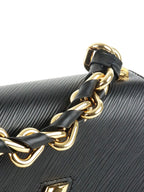 Louis Vuitton Black Epi Twist MM Chain Handle Bag