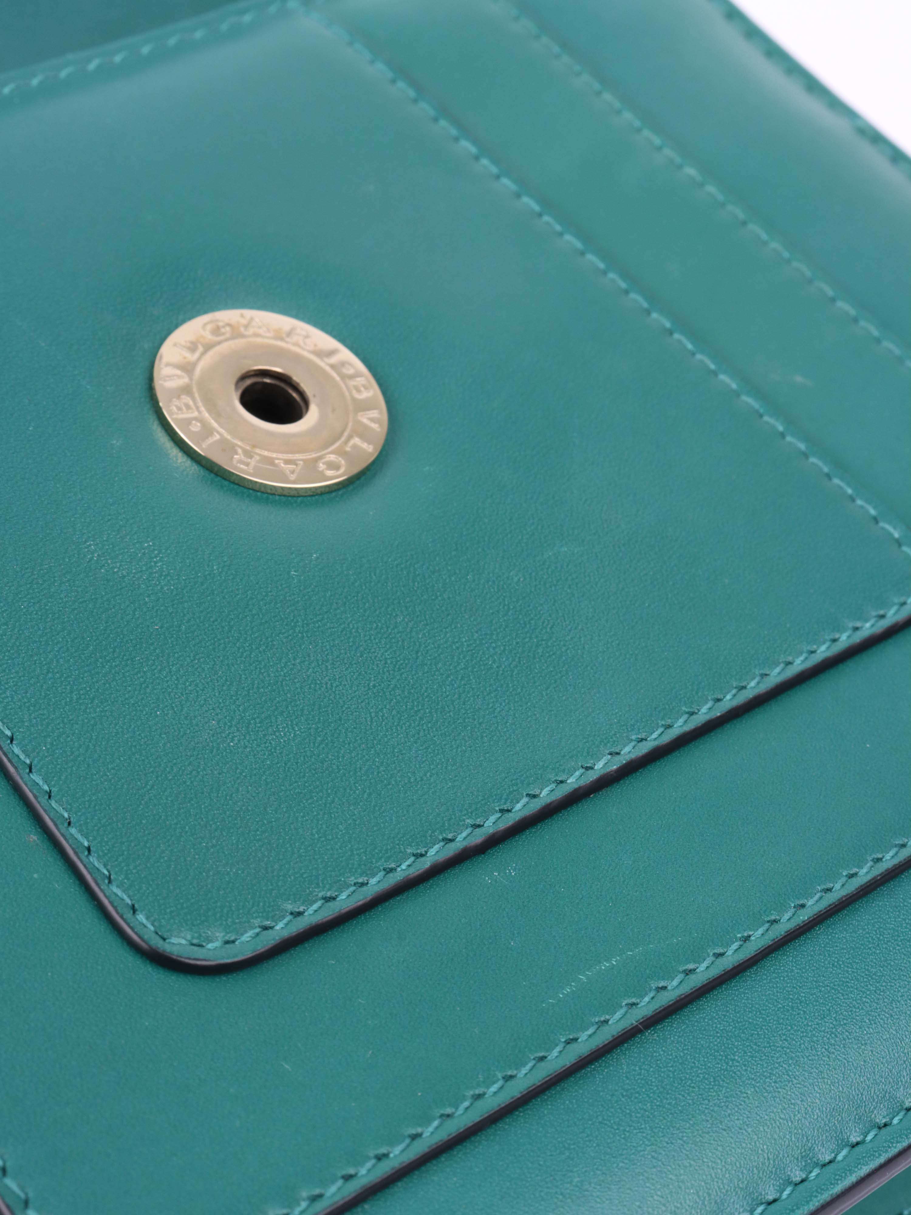 Bvlgari Serpenti Green Forever Chain Bag.