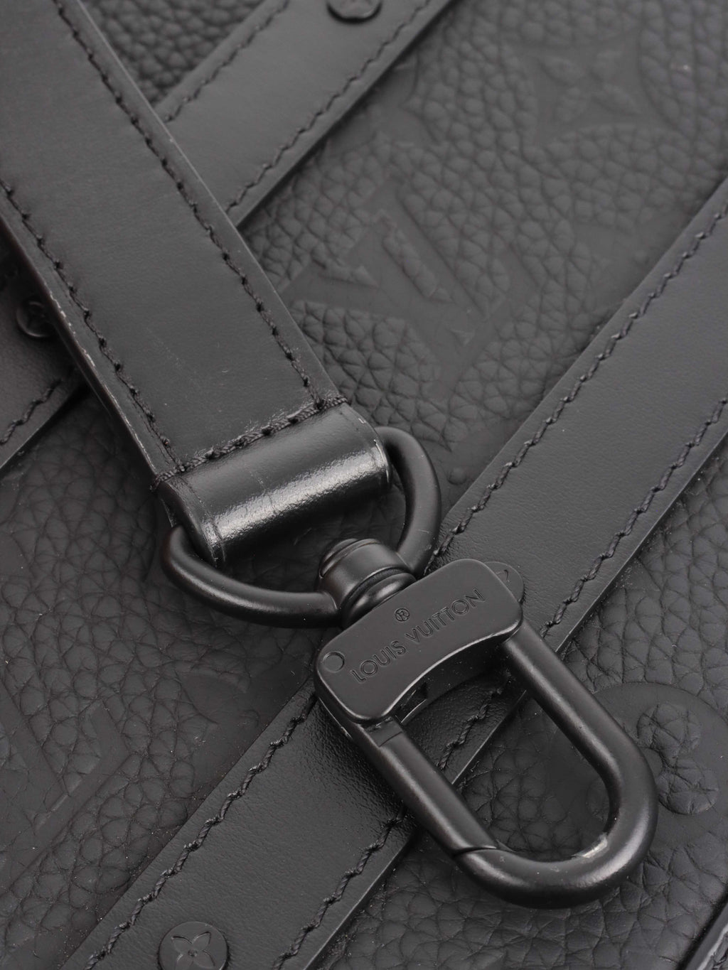Louis Vuitton Black Handle Soft Trunk.