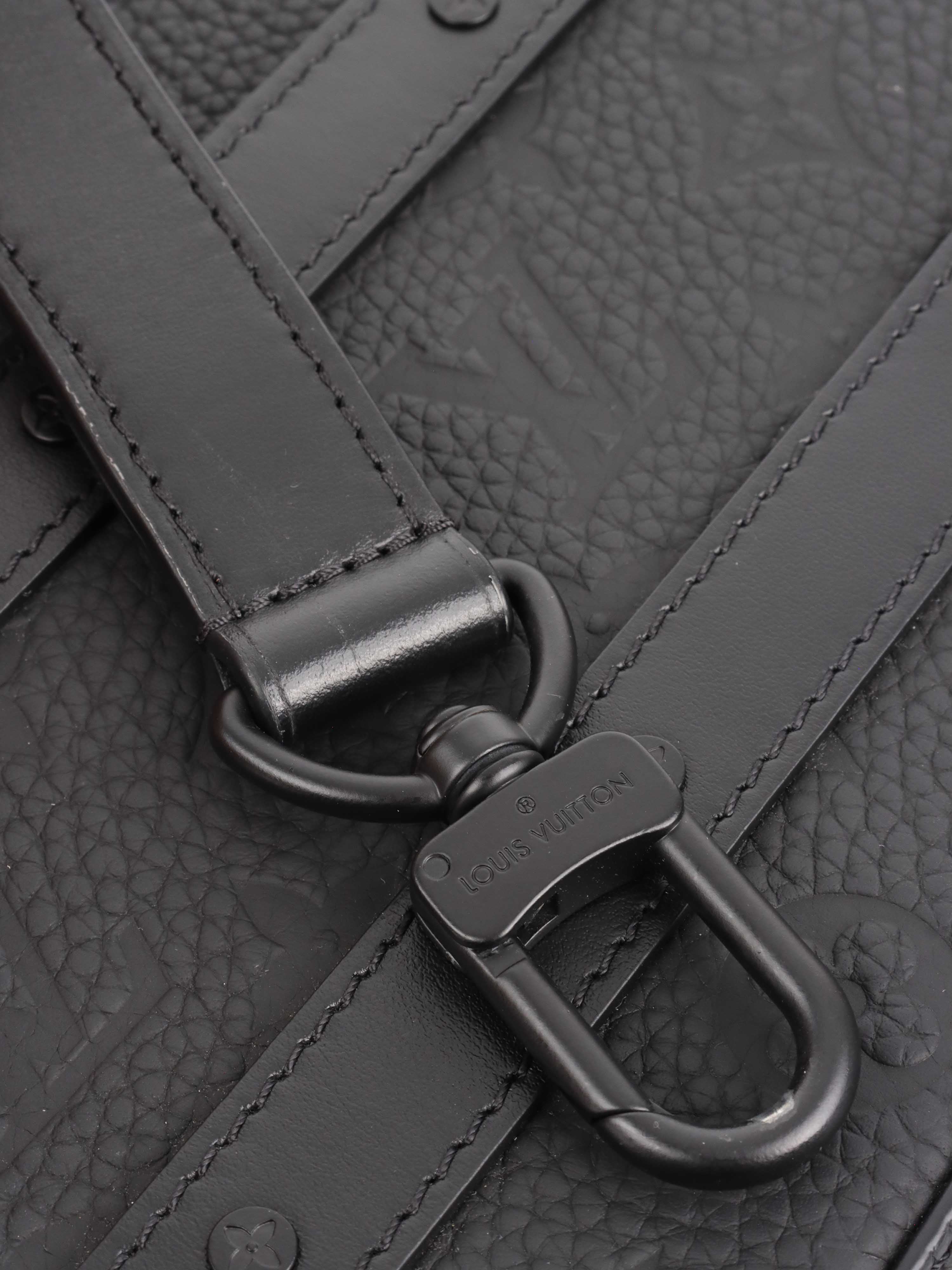 Louis Vuitton Black Handle Soft Trunk.