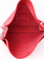 Hermes Taurillon Clemence Q5 Rouge Casaque Evelyne 29 Stamp Square J