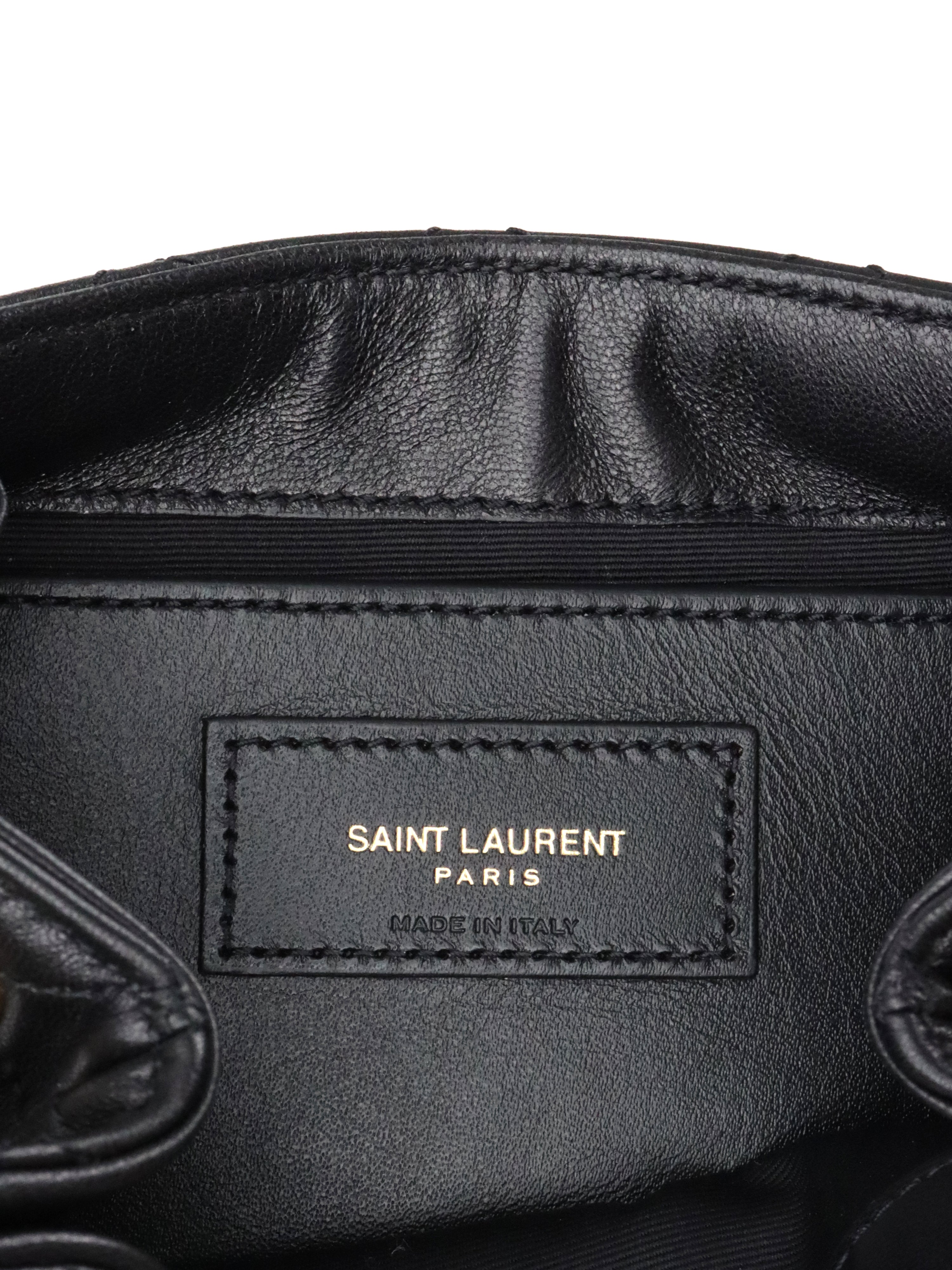 Saint Laurent Black Mini Nolita Shoulder Bag