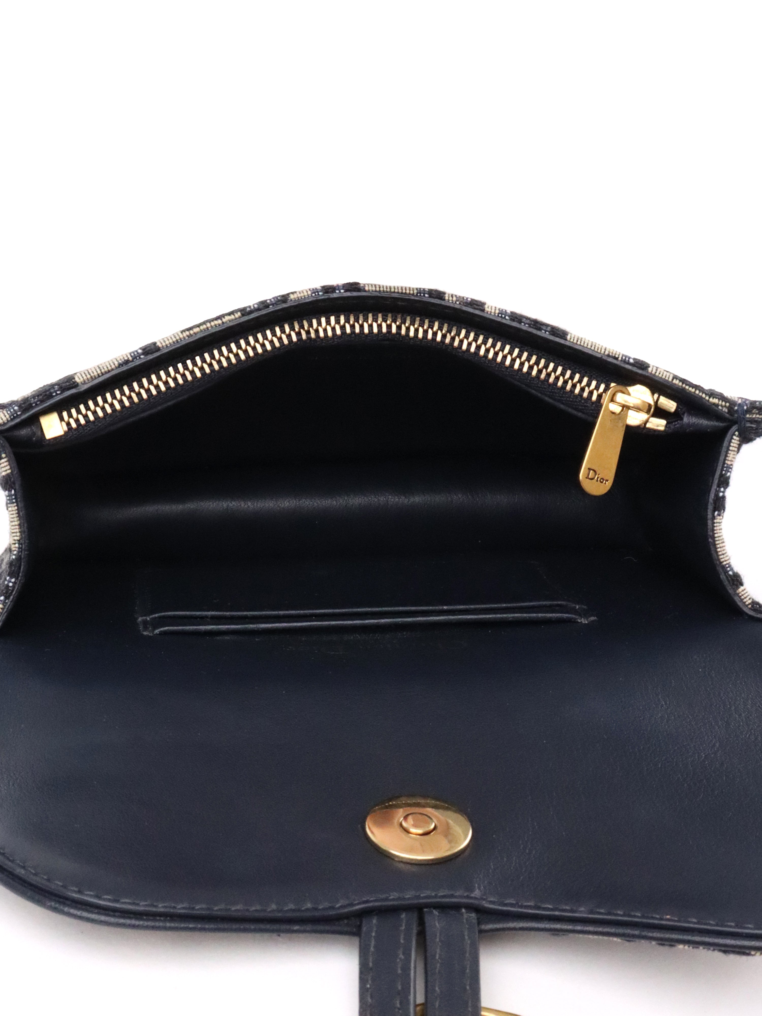 Dior Oblique Navy Belt Bag
